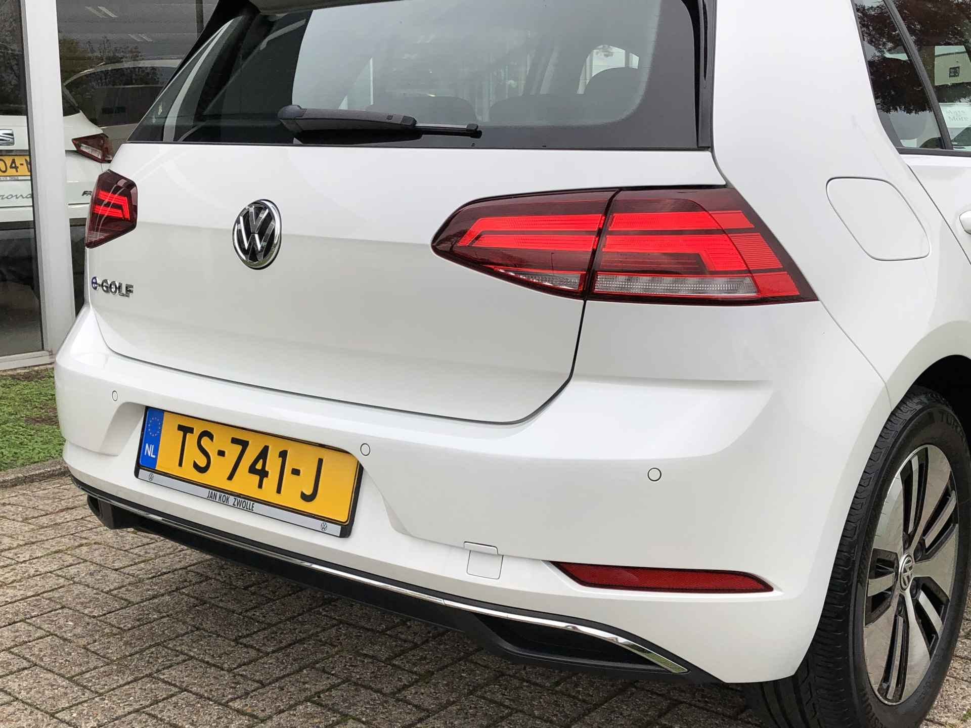 Volkswagen e-Golf 136 pk | 2.000 subsidie | Warmtepomp | Lage km stand - 19/36