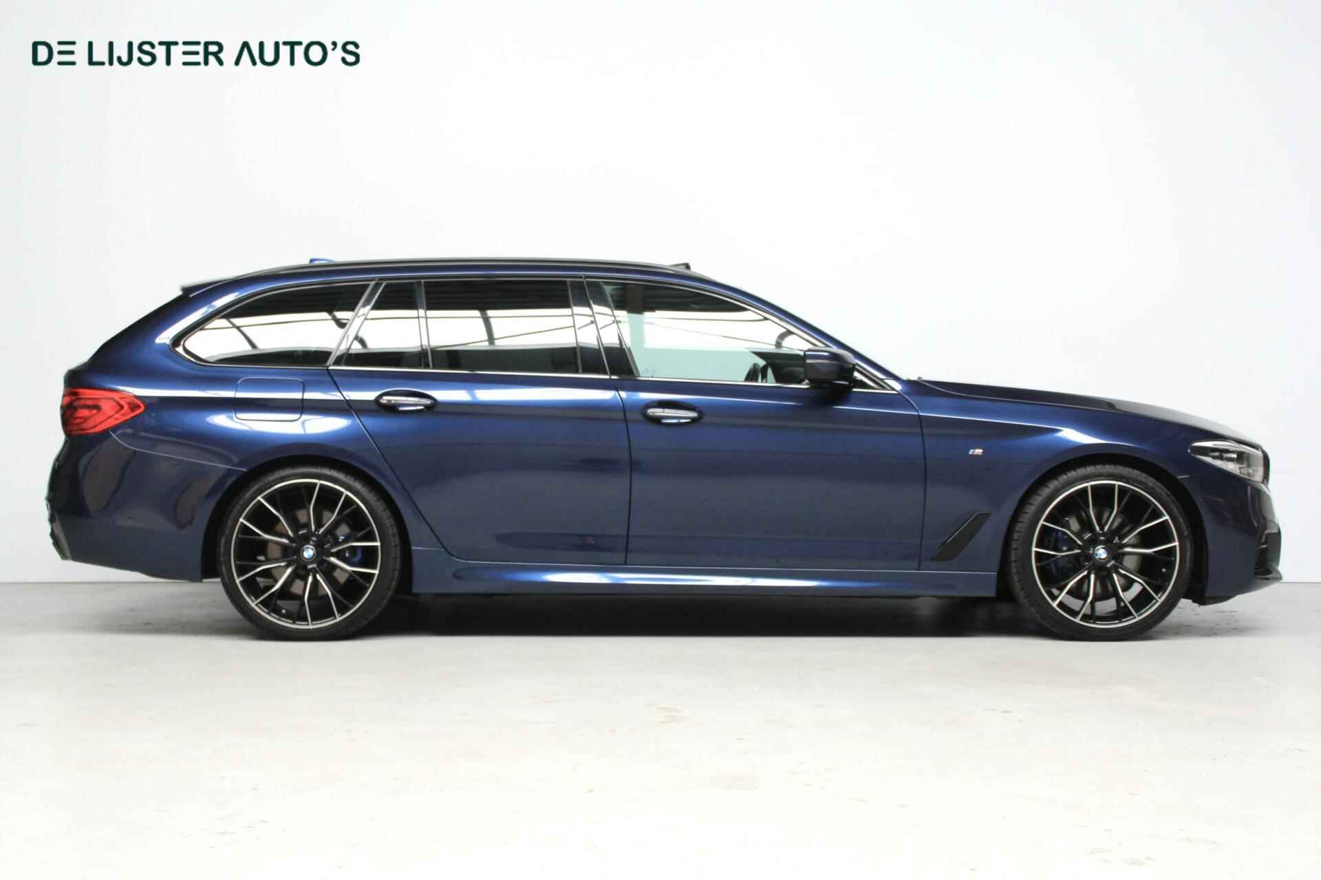 BMW 5-serie Touring 530i M pakket M Sport Automaat 252 PK |PANORAMADAK, CARPLAY, CRUISE, HEAD UP, LUCHTVERING, CAMERA, LED, 20 INCH| - 4/24