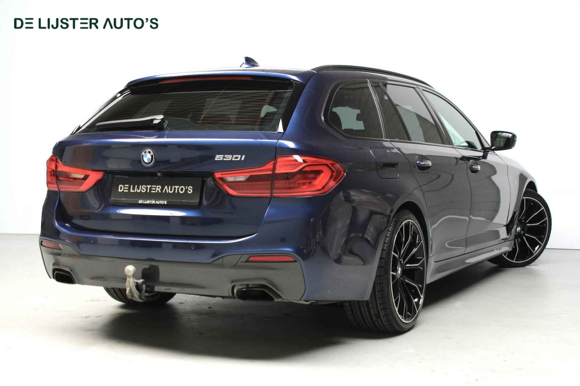 BMW 5-serie Touring 530i M pakket M Sport Automaat 252 PK |PANORAMADAK, CARPLAY, CRUISE, HEAD UP, LUCHTVERING, CAMERA, LED, 20 INCH| - 5/24