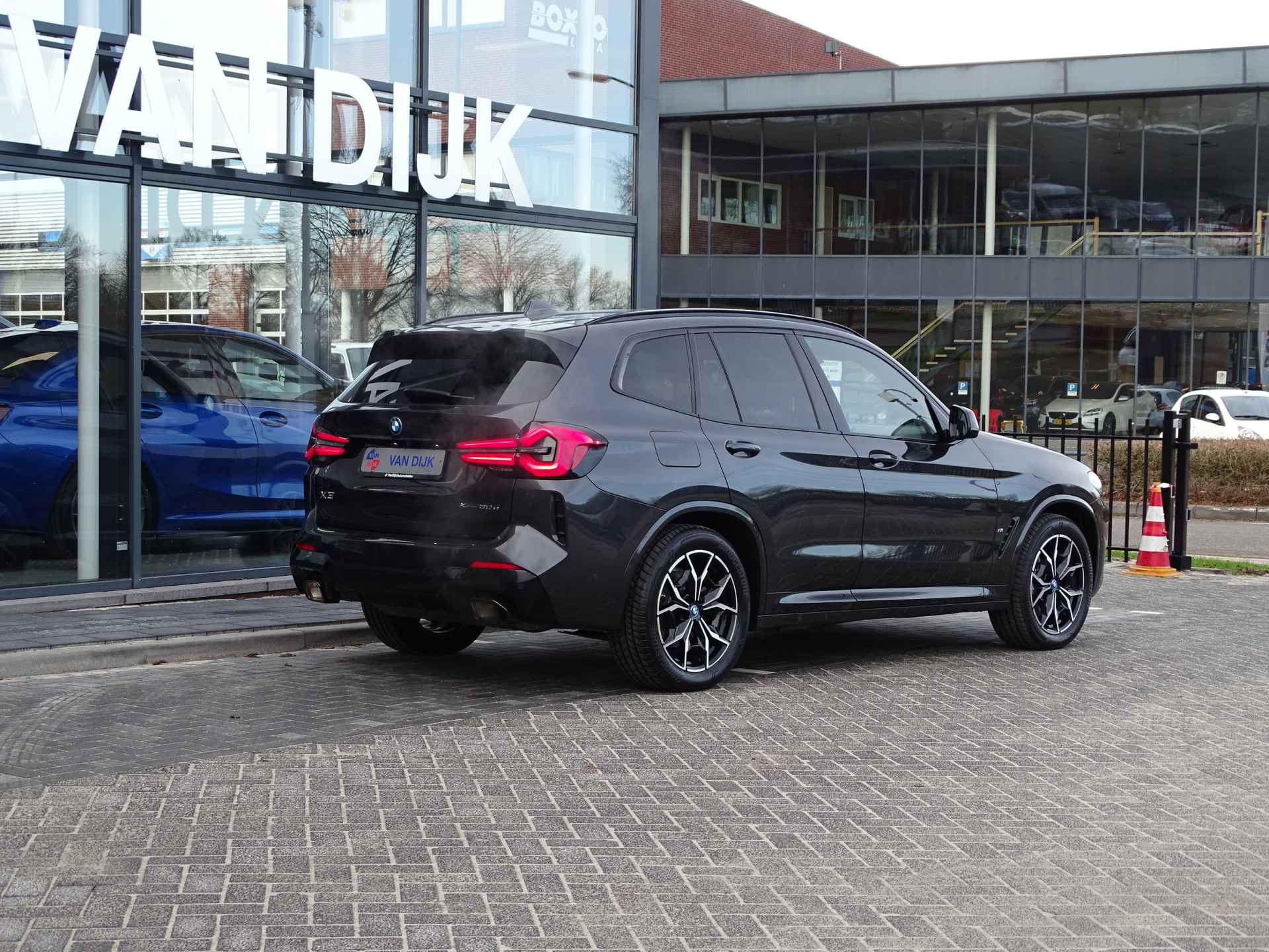 BMW X3 xDrive30e High Exe M Sport Pro. Pano.Dak Elek.stoelen Leder Head-up Harman/Kardon Driv. Ass. Cockpit.Pro. 19"LM Velgen - 5/53