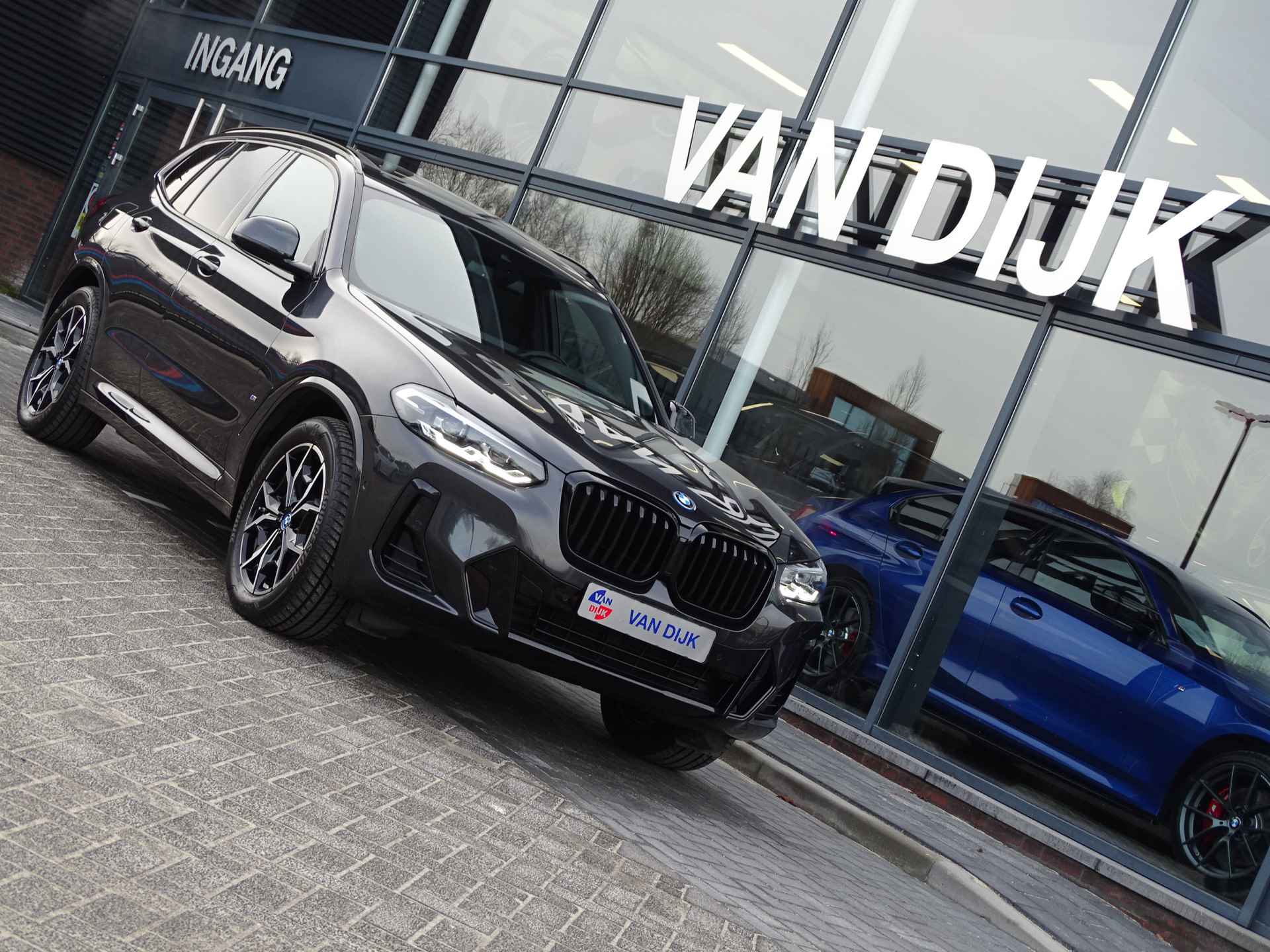 BMW X3 xDrive30e High Exe M Sport Pro. Pano.Dak Elek.stoelen Leder Head-up Harman/Kardon Driv. Ass. Cockpit.Pro. 19"LM Velgen - 46/53