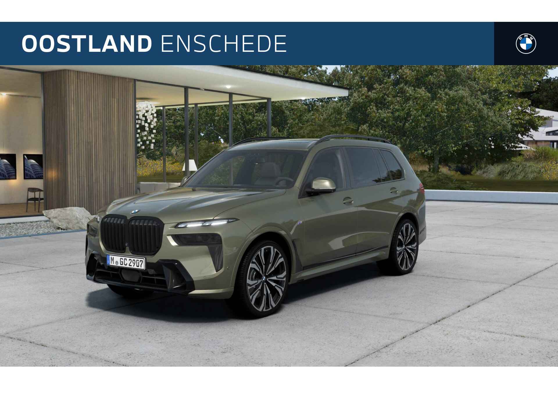 BMW X7 xDrive40i High Executive M Sport Automaat / Panoramadak Sky Lounge / Trekhaak / Massagefunctie / Parking Assistant Professional / Soft-Close / Active Steering - 1/11