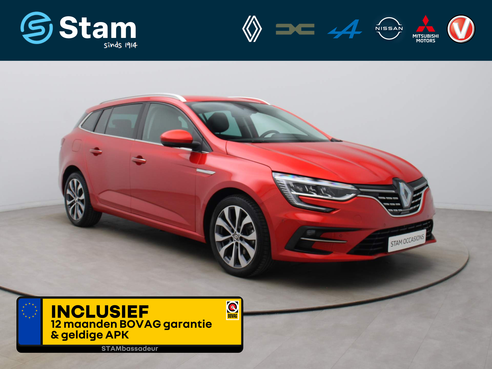 Renault Mégane Estate TCe 140pk Techno EDC/AUTOMAAT Camera | Climate | Navi | Parksens. v+a | Stoelverwarming