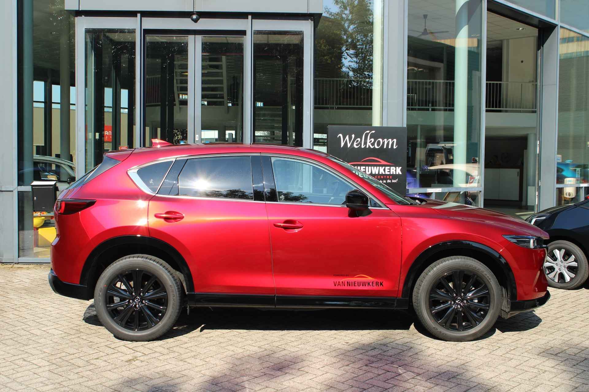 MAZDA Cx-5 2.0 e-SKYACTIV-G M-Hybrid 165pk Automaat Homura + Comf Pack Stoelkoeling BOSE Leder Carplay - 3/38