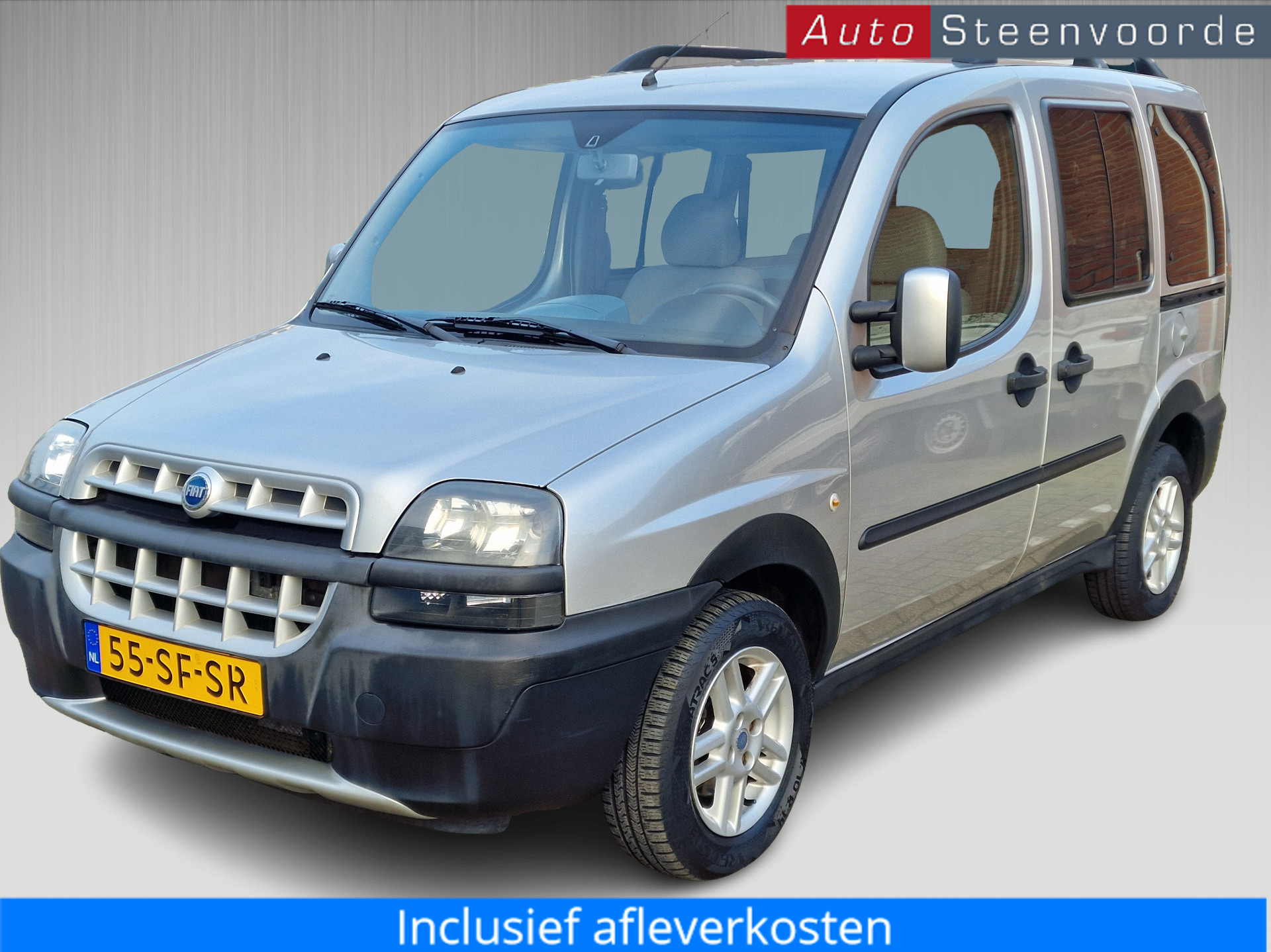 Fiat Doblò 1.6-16V Carioca Rolstoelvervoer-Airco-Nette auto Parkeersensoren achterzijde