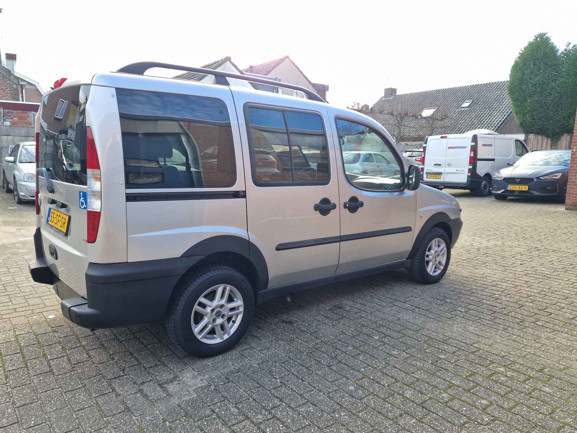 Fiat Doblò 1.6-16V Carioca Rolstoelvervoer-Airco-Nette auto Parkeersensoren achterzijde - 3/36