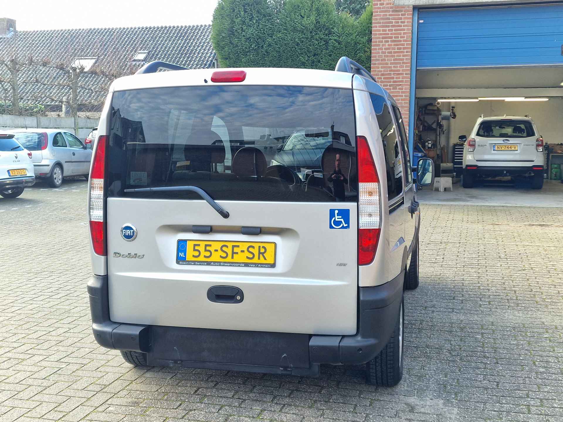 Fiat Doblò 1.6-16V Carioca Rolstoelvervoer-Airco-Nette auto Parkeersensoren achterzijde - 8/36