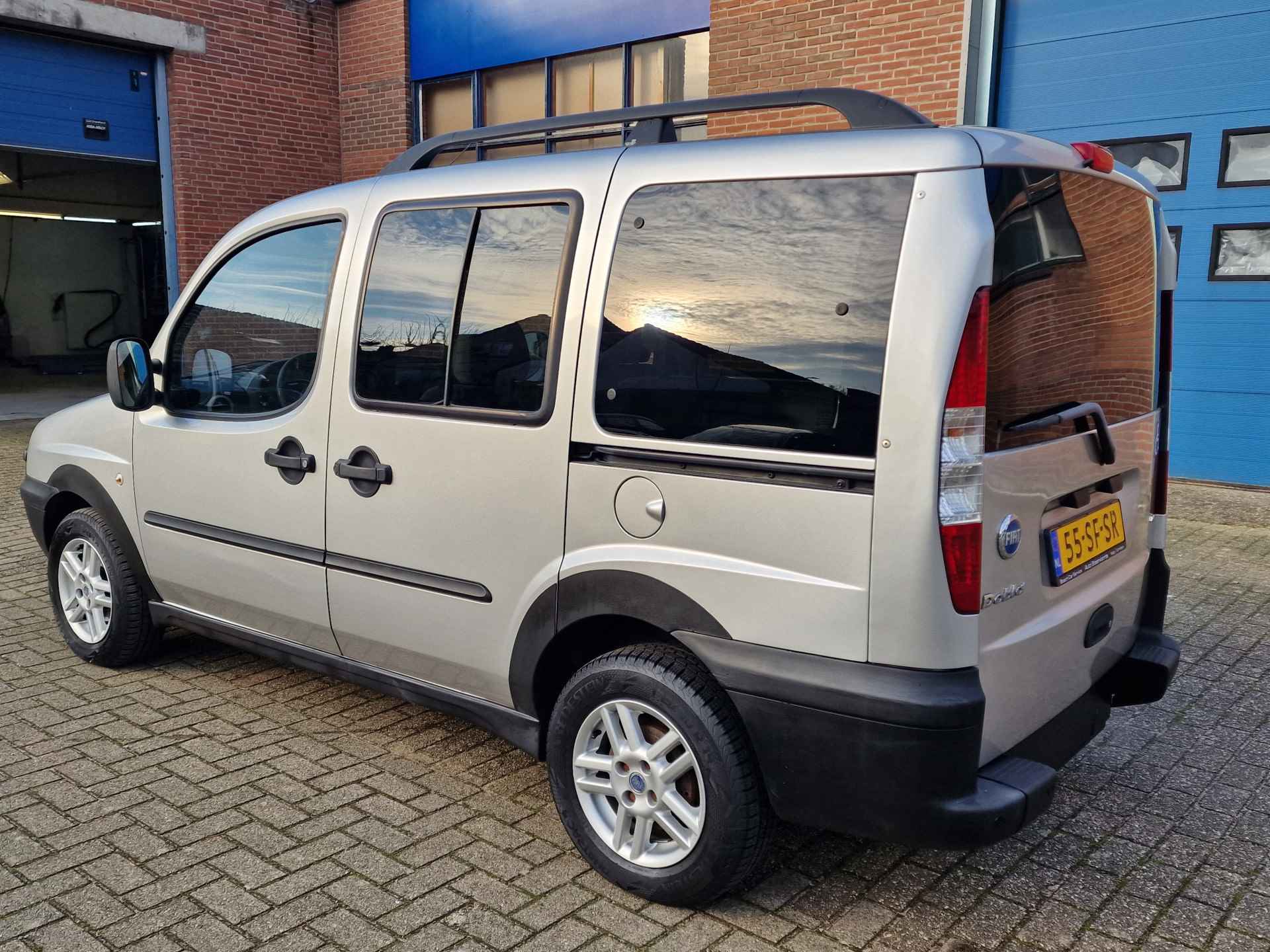 Fiat Doblò 1.6-16V Carioca Rolstoelvervoer-Airco-Nette auto Parkeersensoren achterzijde - 15/36