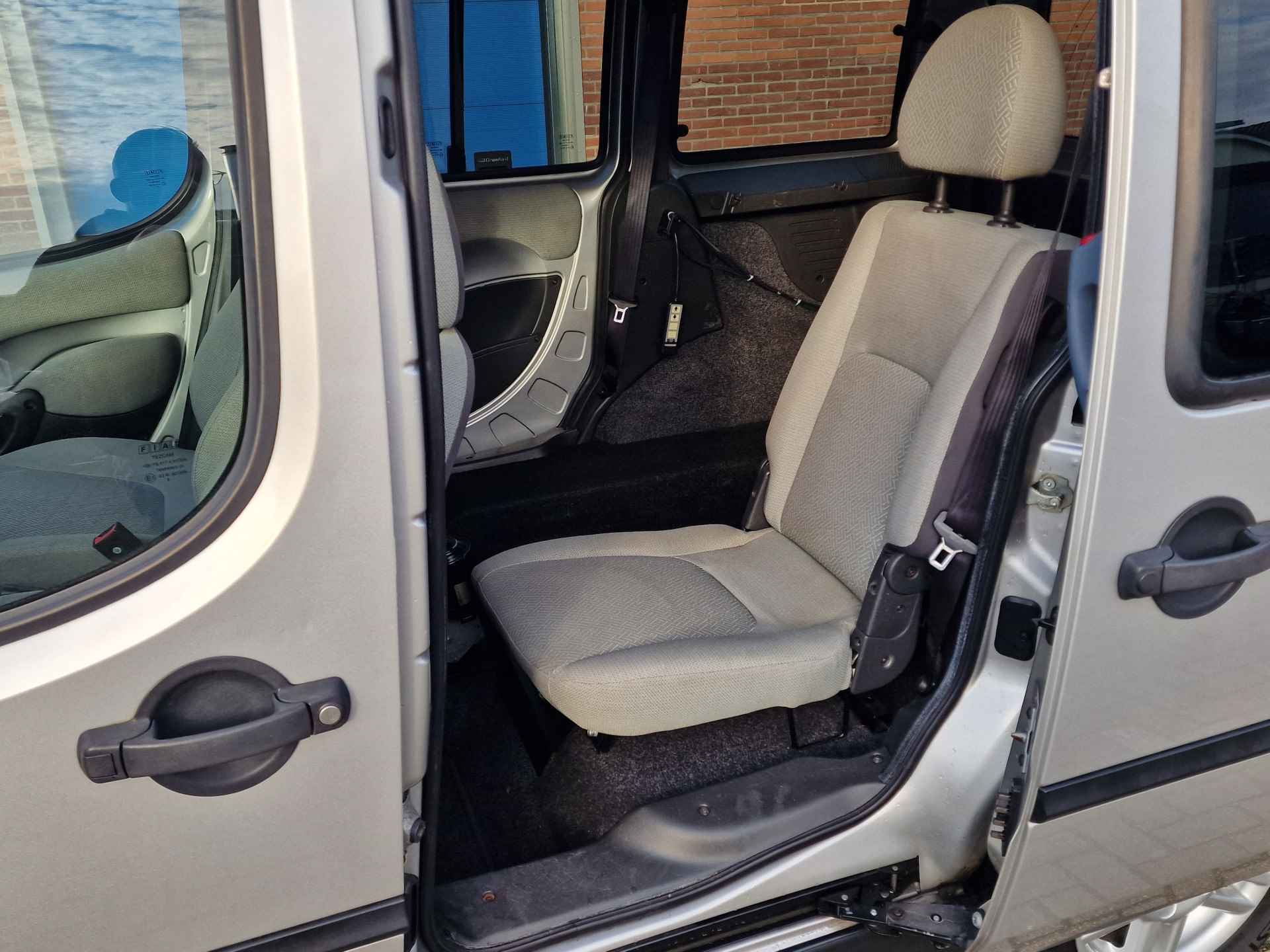 Fiat Doblò 1.6-16V Carioca Rolstoelvervoer-Airco-Nette auto Parkeersensoren achterzijde - 16/36