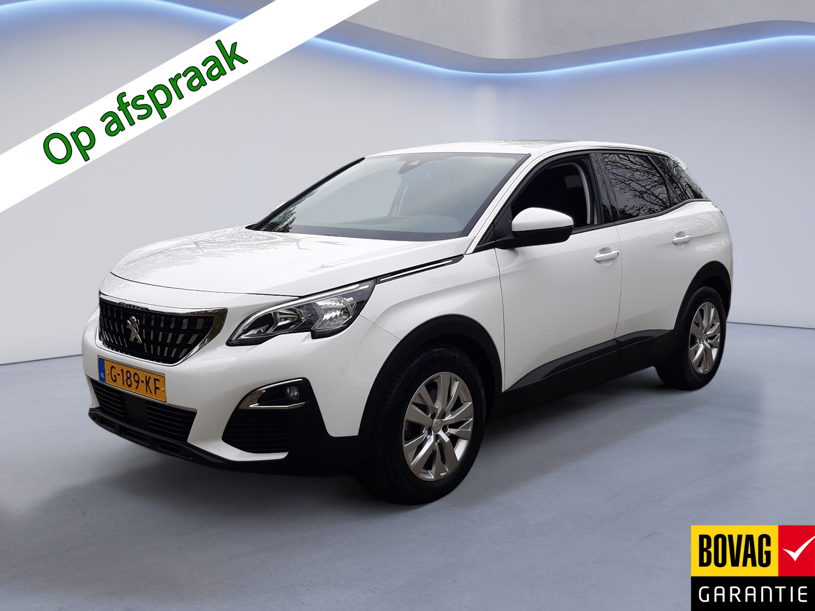 Peugeot 3008 1.2 PureTech Blue Lease Executive (131 PK) 1e-Eig, Keurig-Onderh, 12-Mnd-BOVAG, NL-Auto, Afnmb.-Trekhaak, Cruisecontrol, Navigatie, Achteruitrijcamera, Bluetooth, Parkeersensoren, Lm-Velgen-17Inch, Privacy-Glas