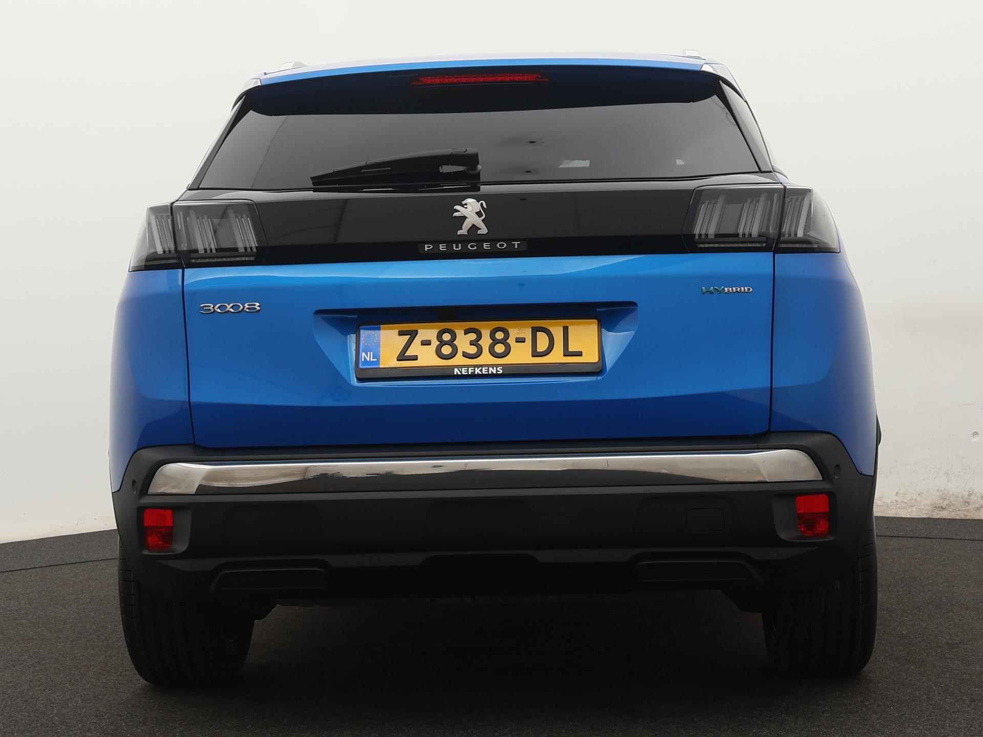 Peugeot 3008 SUV Allure 1.6 Plug-in Hybrid 225pk Automaat | Navigatie | Achteruitrijcamera | Handsfree achterklep | Dodehoeksensor | Climate Control | Stoelverwarming | Keyless | Parkeersensoren v+a | Cruise Control | Led koplampen | Apple Carplay | Bluetooth | DAB+ radio | Donker getint glas | 18" lichtmetalen velgen | - 8/36