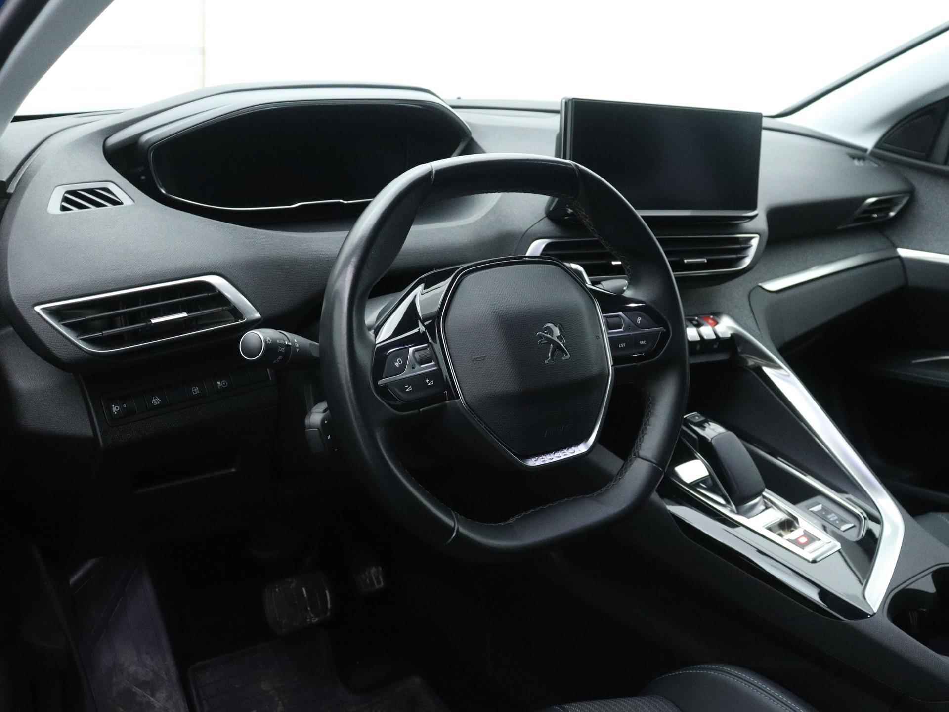 Peugeot 3008 SUV Allure 1.6 Plug-in Hybrid 225pk Automaat | Navigatie | Achteruitrijcamera | Handsfree achterklep | Dodehoeksensor | Climate Control | Stoelverwarming | Keyless | Parkeersensoren v+a | Cruise Control | Led koplampen | Apple Carplay | Bluetooth | DAB+ radio | Donker getint glas | 18" lichtmetalen velgen | - 11/36