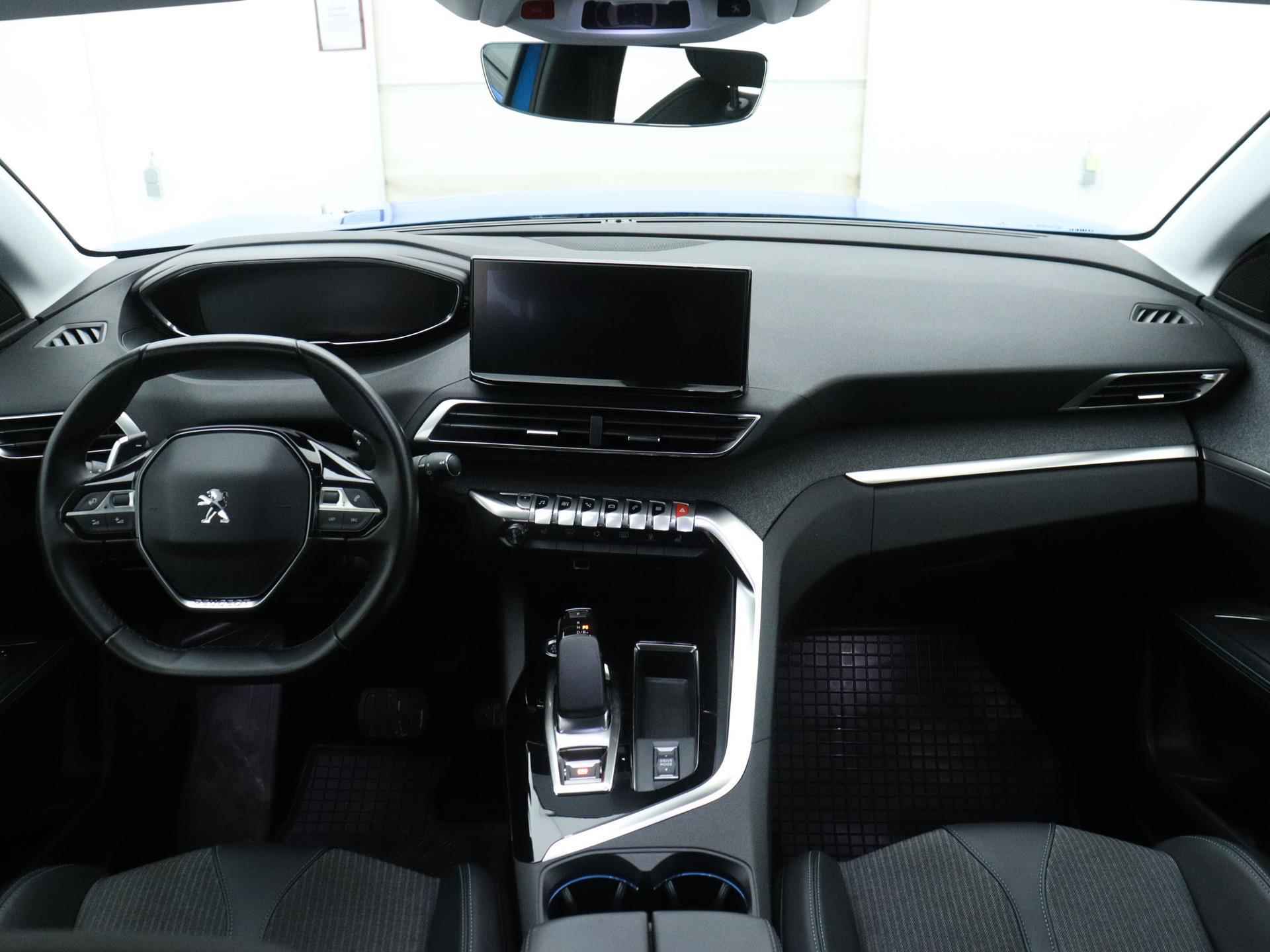 Peugeot 3008 SUV Allure 1.6 Plug-in Hybrid 225pk Automaat | Navigatie | Achteruitrijcamera | Handsfree achterklep | Dodehoeksensor | Climate Control | Stoelverwarming | Keyless | Parkeersensoren v+a | Cruise Control | Led koplampen | Apple Carplay | Bluetooth | DAB+ radio | Donker getint glas | 18" lichtmetalen velgen | - 12/36