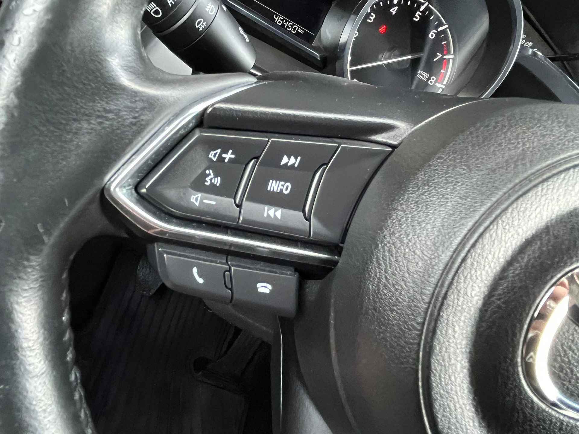 Mazda CX-3 2.0 SkyActiv-G 120 GT-M | Rijklaarprijs! | Navigatie | Cruise Control | Stof Leder | Stoel & Stuur-verwarming | Inclusief 36 mnd Garantie! | - 18/28