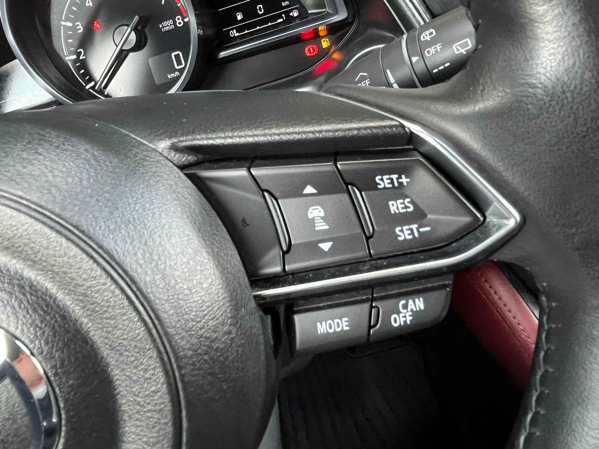Mazda CX-3 2.0 SkyActiv-G 120 GT-M | Rijklaarprijs! | Navigatie | Cruise Control | Stof Leder | Stoel & Stuur-verwarming | Inclusief 36 mnd Garantie! | - 22/28