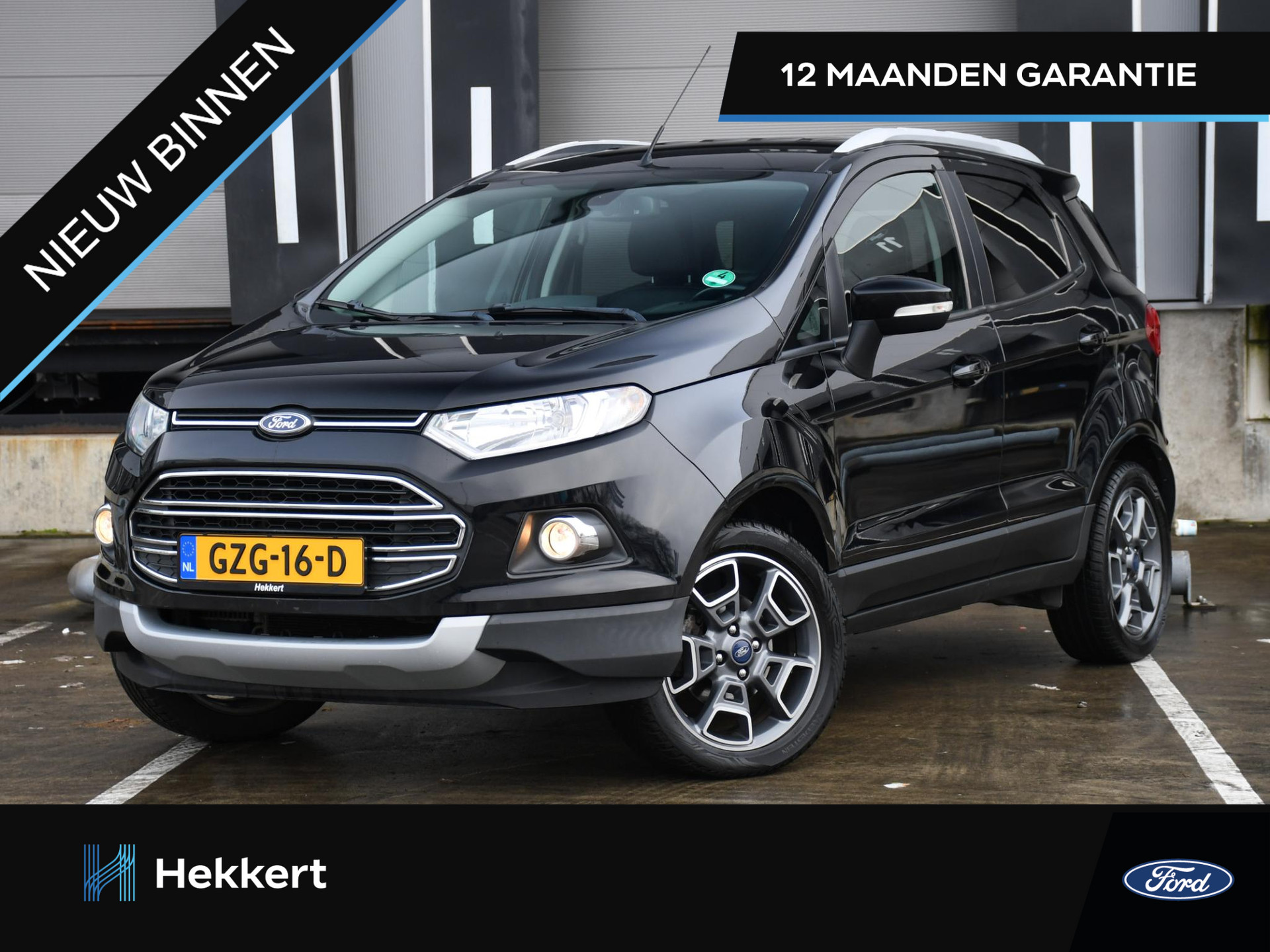 Ford EcoSport Titanium 1.0 EcoBoost 125pk WINTER PACK | NAVI | HALF-LEDER | PDC ACHTER | CRUISE.C | 17''LM