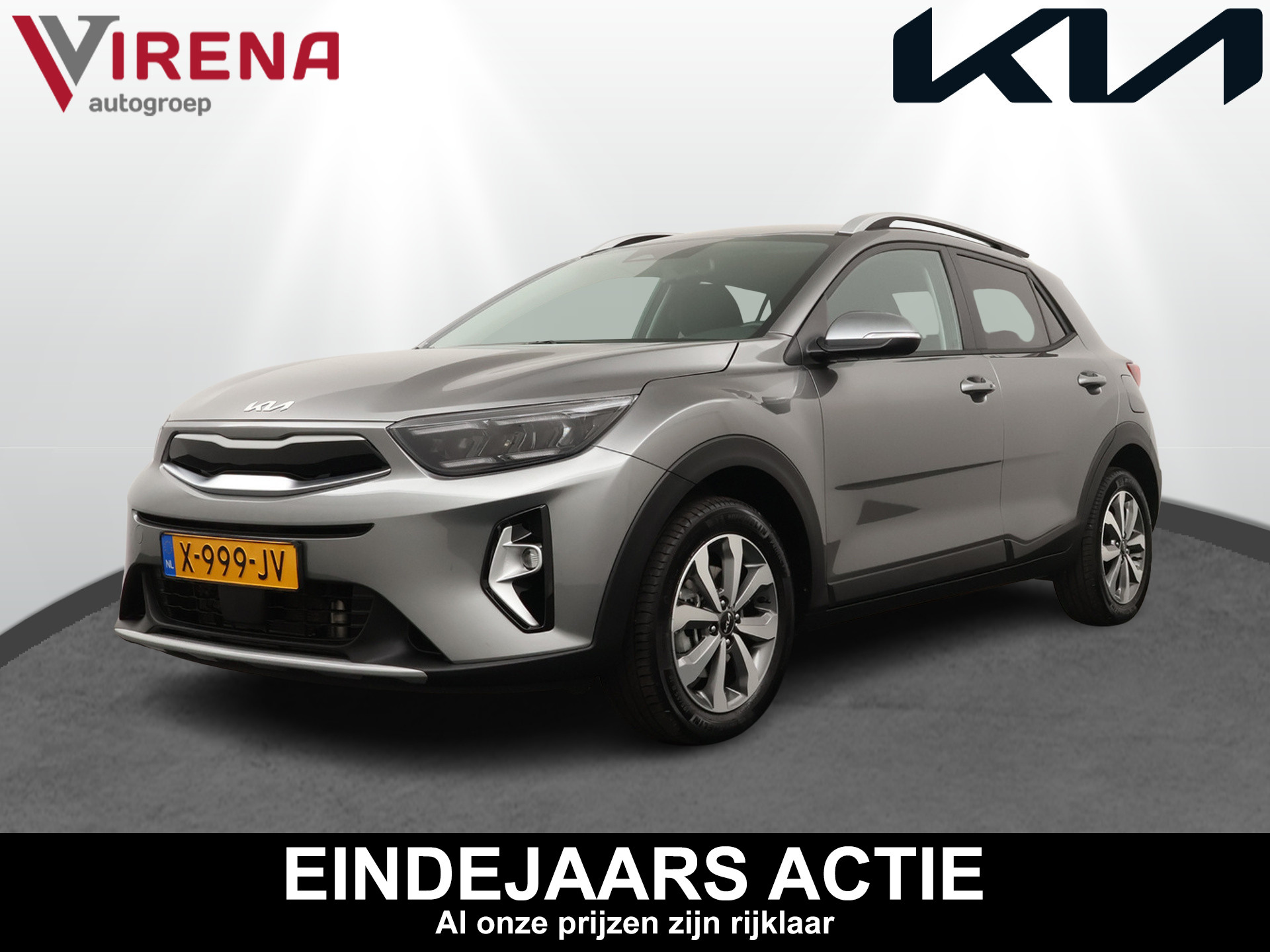 Kia Stonic 1.0 T-GDi MHEV DynamicPlusLine - Led - Navigatie - Cruise Control - Climate Control - Apple/Android Carplay - Fabrieksgarantie tot 12-2030