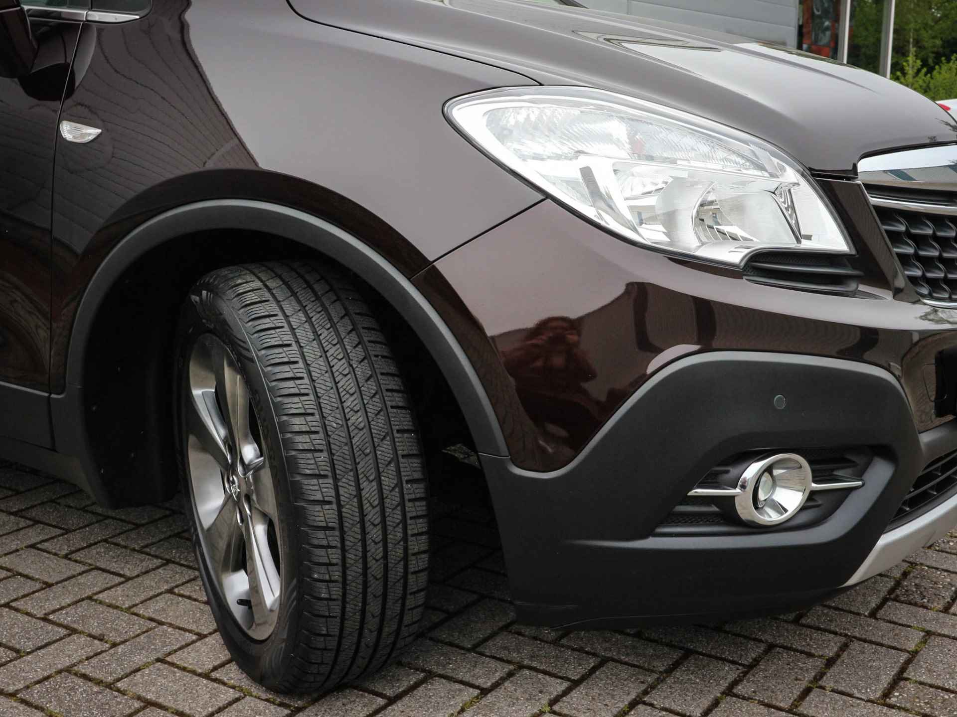 Opel Mokka 1.4 T Cosmo | Clima | Cruise | Navi | Leer | 18 Inch | Allseason | Trekhaak | Pdc | - 25/53