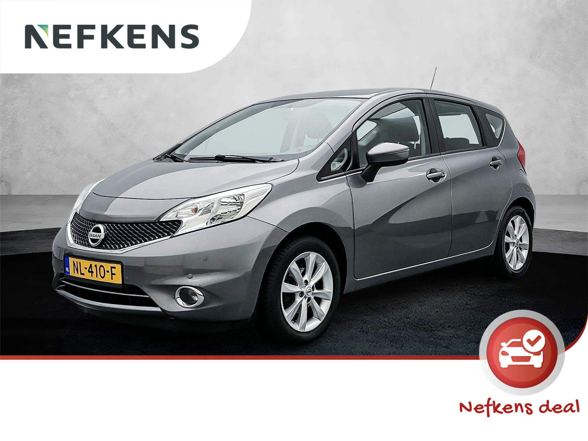 Nissan Note Acenta 98 pk | Parkeersensoren Voor en Achter | Airco | Cruise Control | Lederen Stuurwiel | Bluetooth | Radio CD Speler | Start/Stop Systeem | Trekhaak | Centrale Deurvergrendeling met Afstandsbediening |