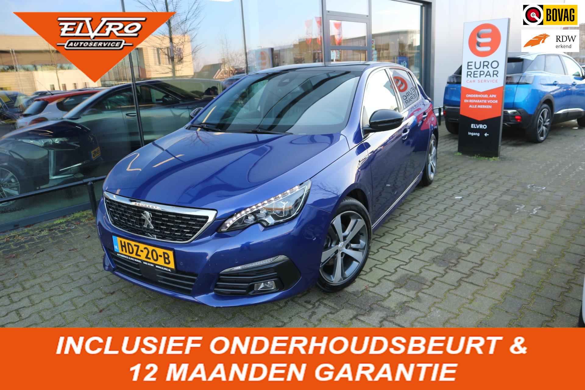 Peugeot 308 1.2 PureTech GT-Line AUTOMAAT NAVI CAMERA LEDER PANORAMA MASSAGE RIJKLAARPRIJS!!