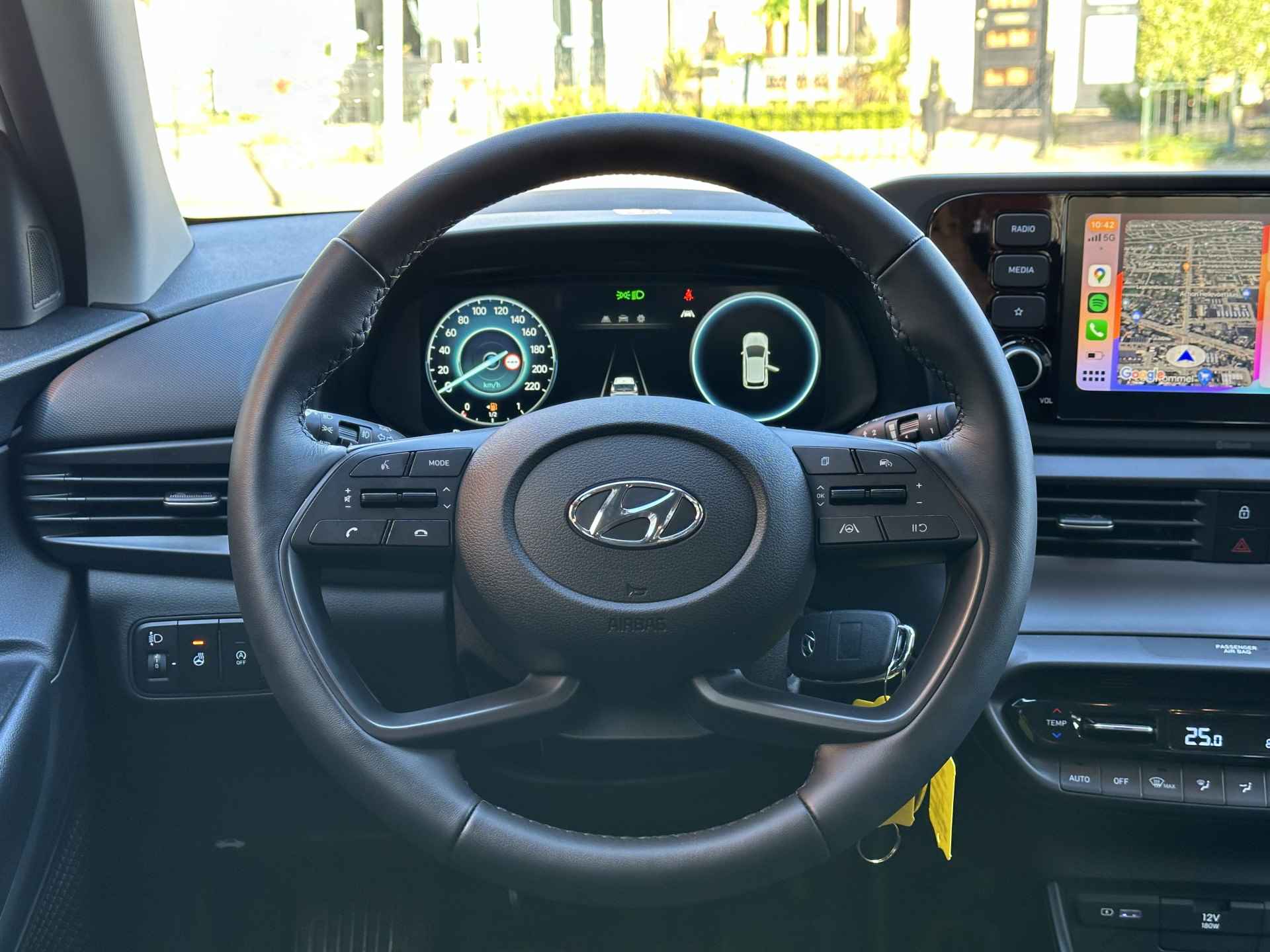 Hyundai i20 1.0 T-GDI Premium Airco met elektronische regeling/Stoel en stuurverwarming. - 17/40