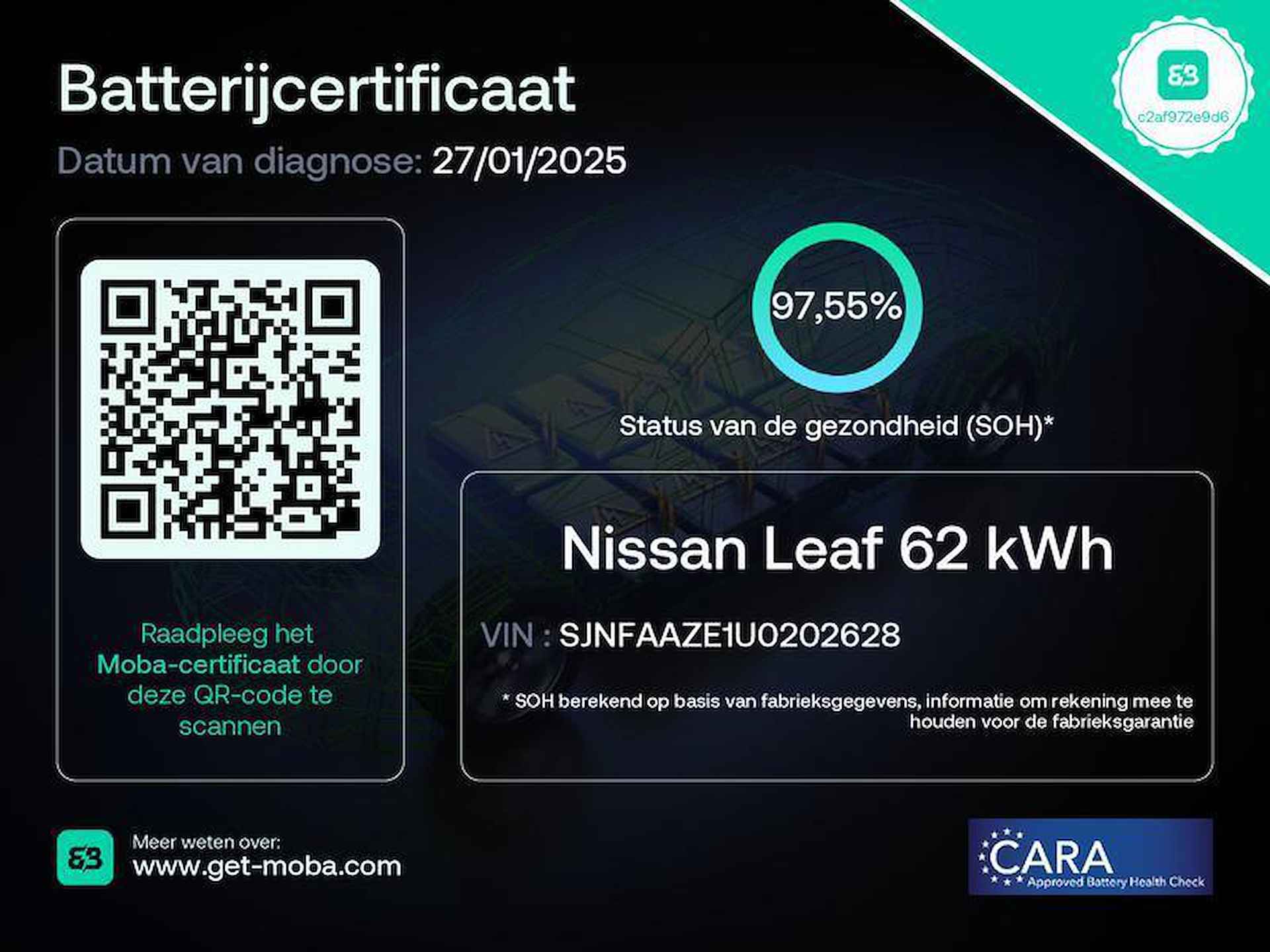 Nissan LEAF e+ N-Connecta 59 kWh 62kWh Automaat / Accu SoH 97,55 % / LED Koplampen / Winterpakket / Navigatie / Rondom zicht camera 360° / Apple Carplay Android / - 4/48