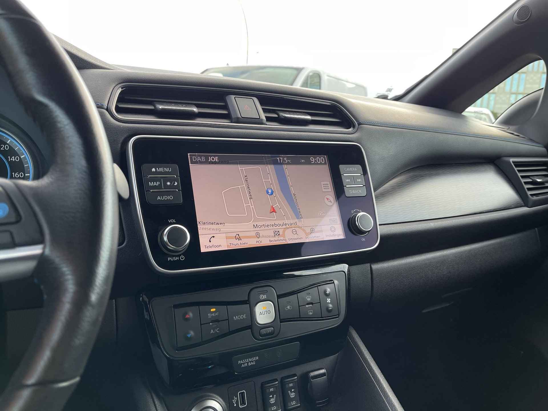 Nissan LEAF 3.Zero Limited Edition 62 kWh | Navigatie | 360° Camera | Stuur- + Stoelverwarming | BOSE Audio | Adapt. Cruise Control | Apple Carplay/Android Auto | Rijklaarprijs! - 16/29