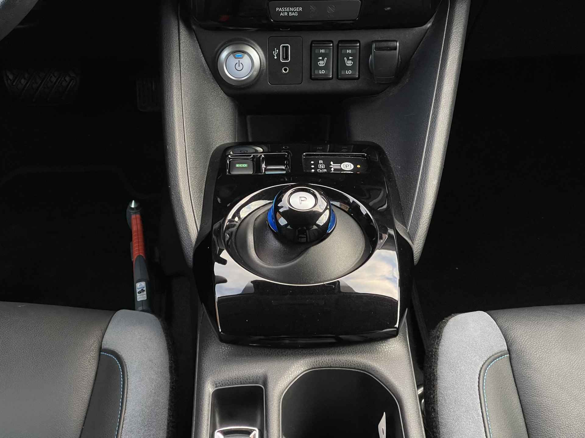 Nissan LEAF 3.Zero Limited Edition 62 kWh | Navigatie | 360° Camera | Stuur- + Stoelverwarming | BOSE Audio | Adapt. Cruise Control | Apple Carplay/Android Auto | Rijklaarprijs! - 20/29