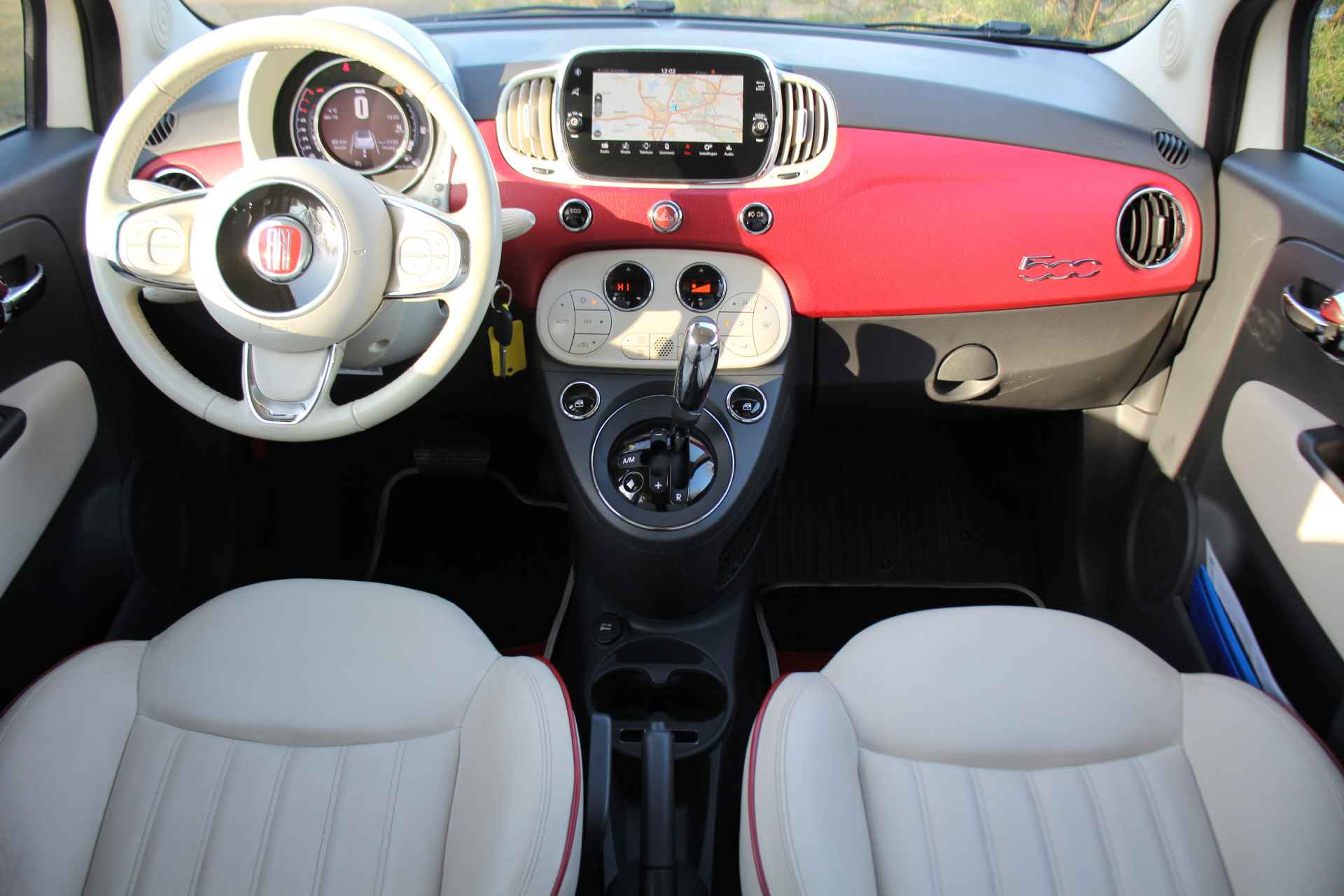 Fiat 500C 0.9 FOREVER YOUNG AUTOMAAT | LEDER | NAVI | PRACHTIGE STAAT! | PARKEERSENSOREN | CABRIO - 5/36