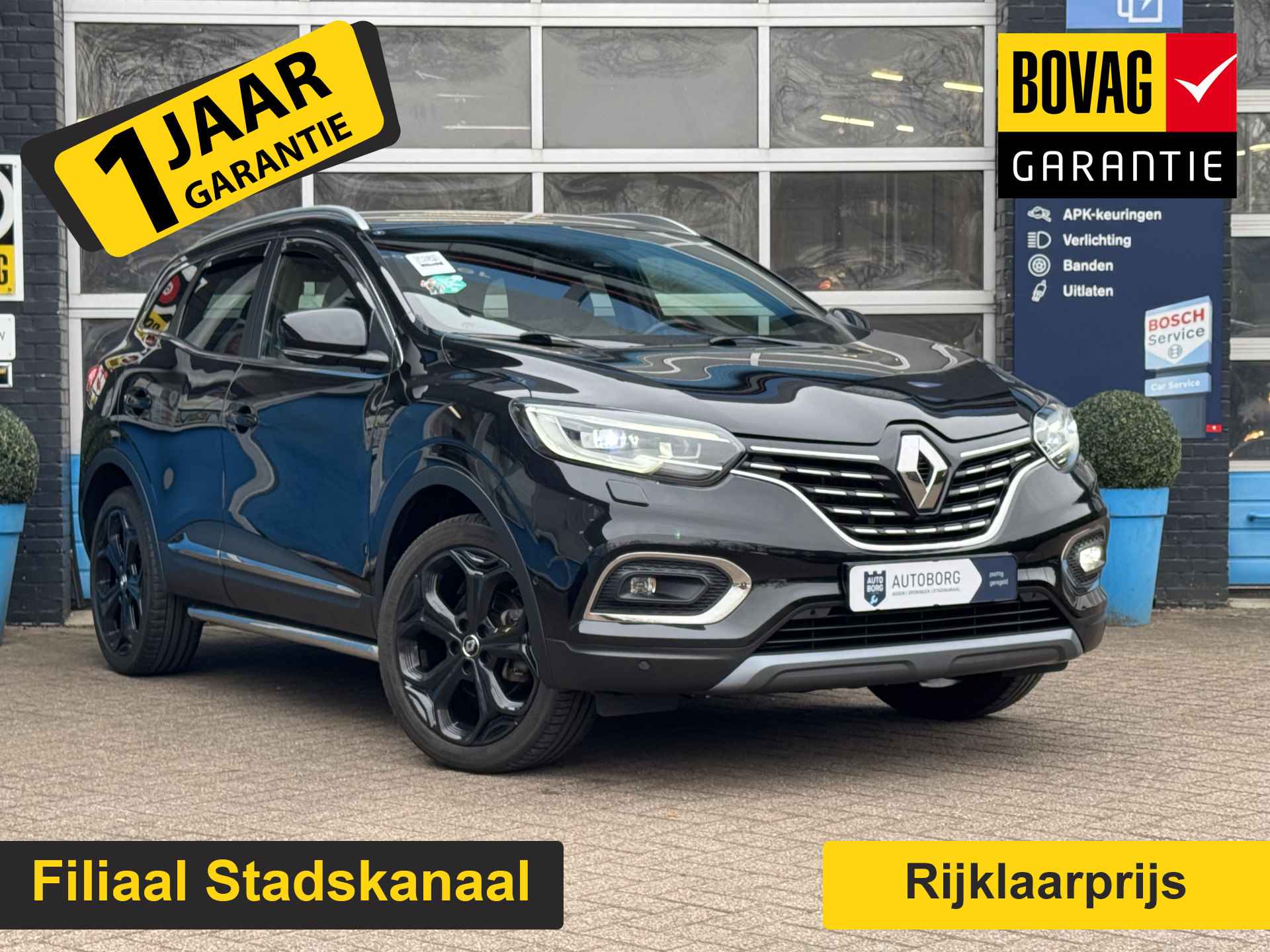 Renault Kadjar 1.3 TCe Black Edition Prijs Inclusief Onderhoud & 12 Maand BOVAG Garantie | Trekhaak |