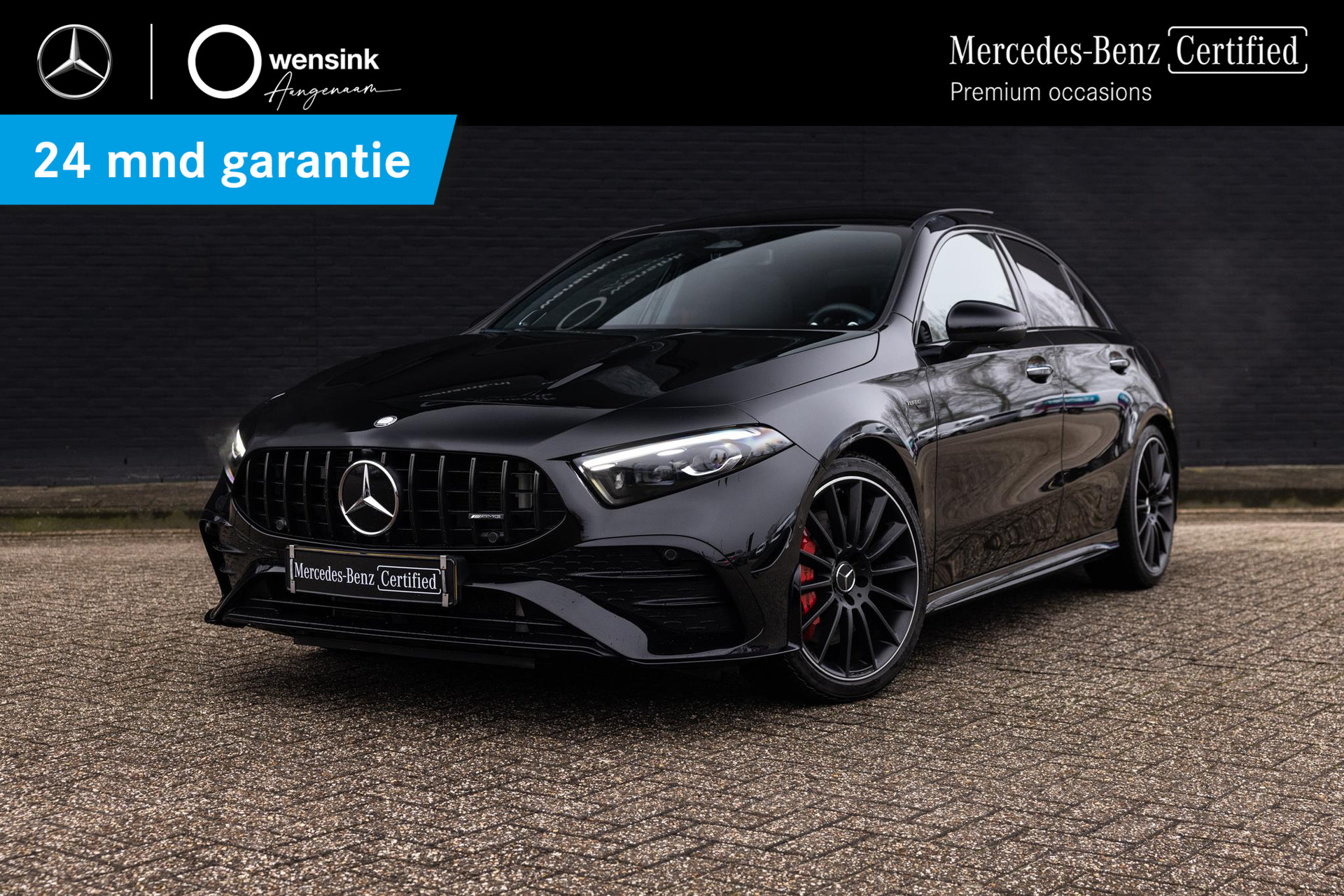 Mercedes-Benz A-klasse AMG 35 4MATIC | Facelift | Night package II | Augmented | Burmester | Panoramaschuifdak | MULTIBEAM LED | AMG Aerodynamica pakket | bij viaBOVAG.nl