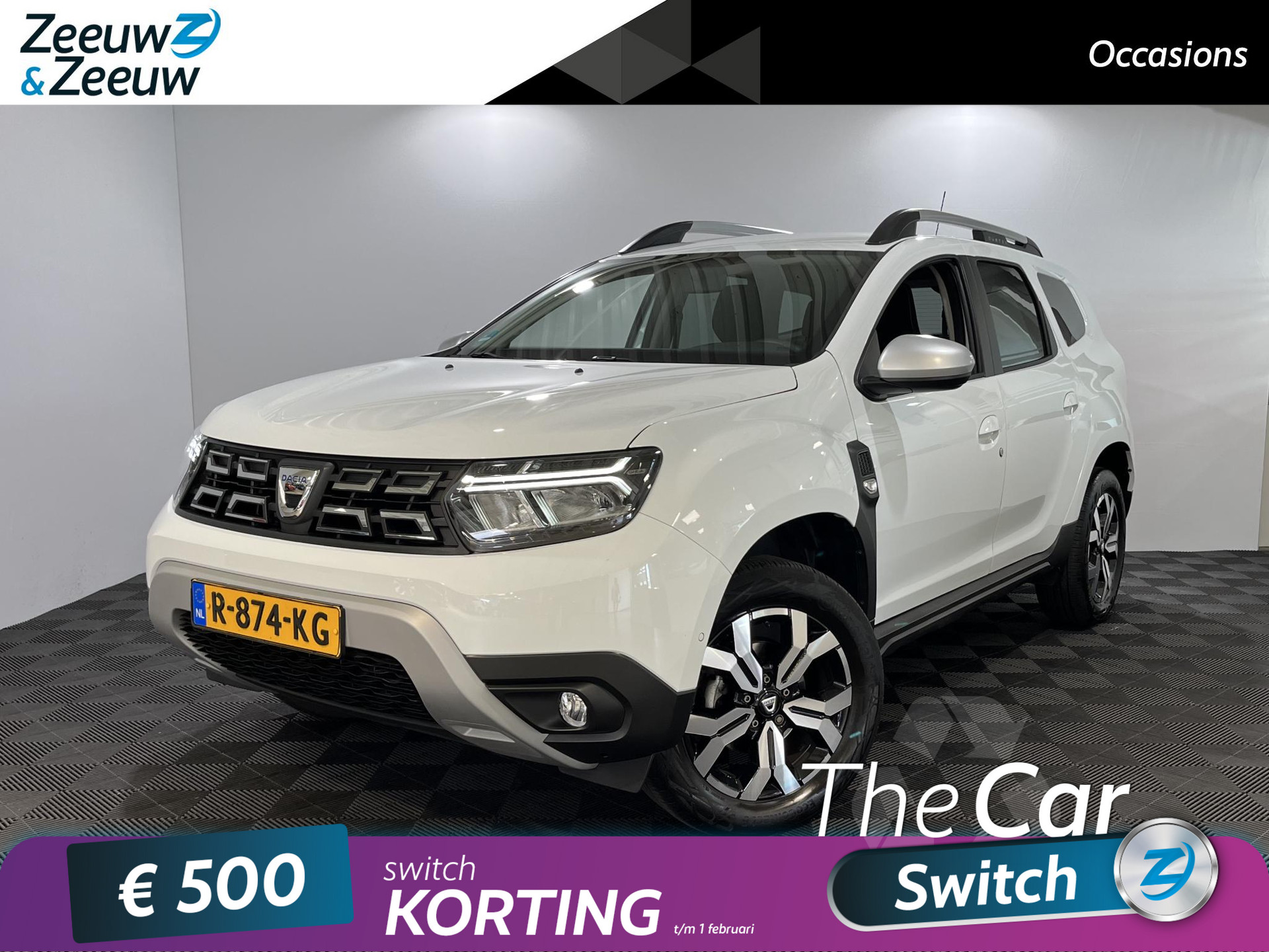 Dacia Duster 1.0 - 100PK TCe Bi-Fuel Journey | Trekhaak | Camera | Navi | Climate Control | Cruise Control | Lichtmetalen Velgen | Privacy Glass | Apple CarPlay/Android Auto |