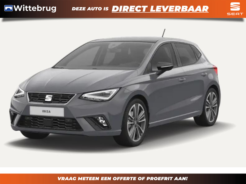 SEAT Ibiza 1.0 EcoTSI FR Anniversary 18 inch lichtmetalen velgen / Cruise Control / Parkeersensoren vóór & achter / Kuipstoelen vóór / Apple CarPlay™ & Android Auto™