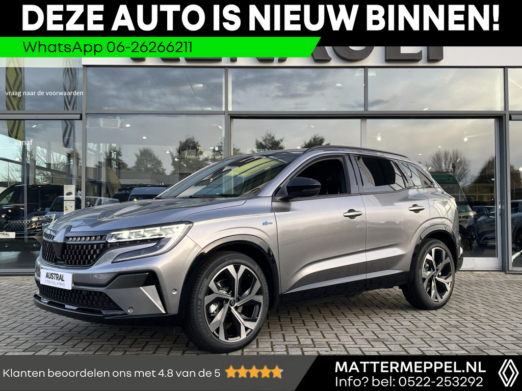 Renault Austral 1.2 E-Tech Hybrid 200 Techno Esprit Alpine Automaat | Onderhoudspakket en Verlengde Garantie tot 27.02.2026 | Navigatie | Camera