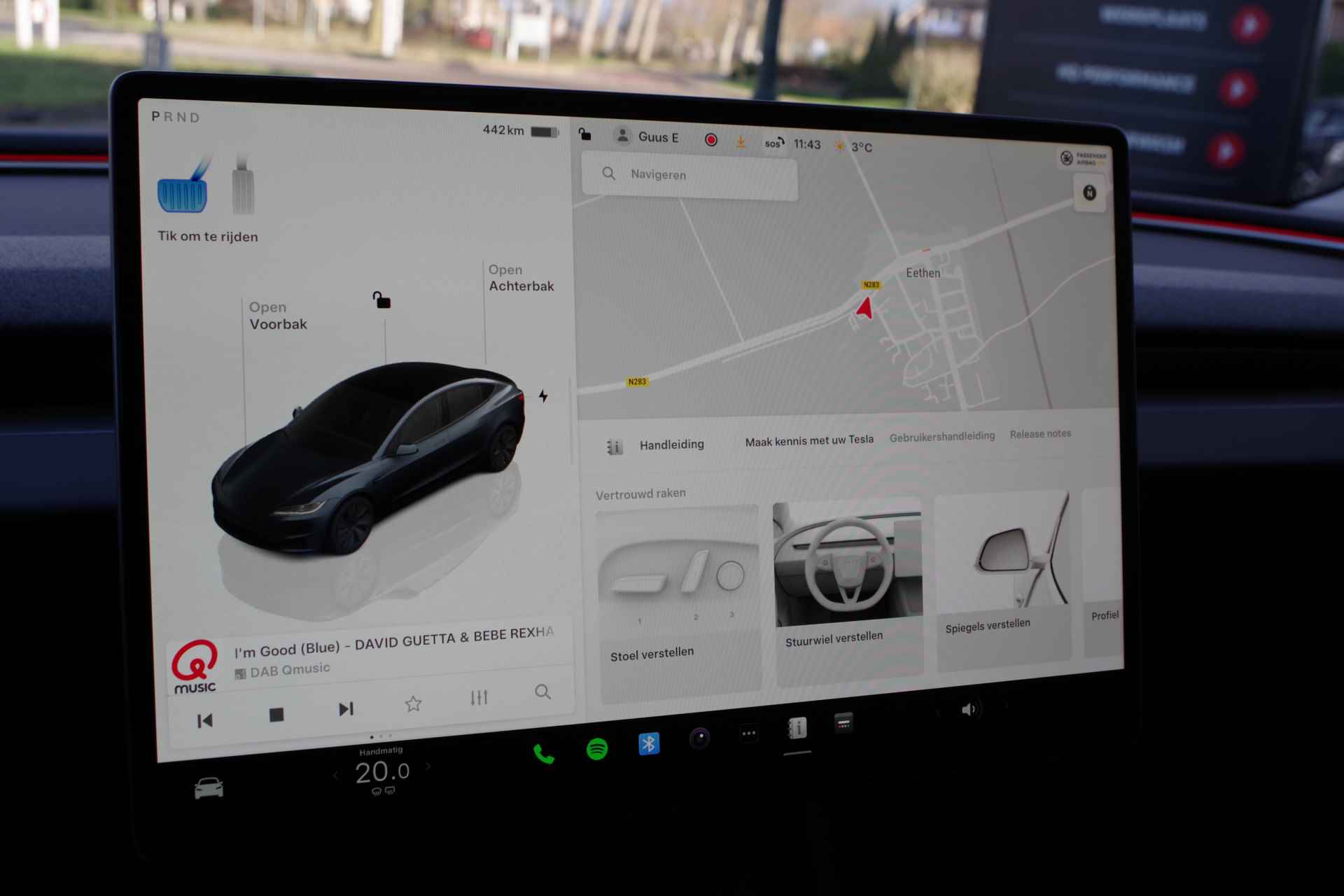 Tesla Model 3 Long Range RWD 78 kWh *PER-DIRECT LEVERBAAR*, Panoramadak, 4 x Stoelverwarming, Entertainment, 360 Camera - 36/55