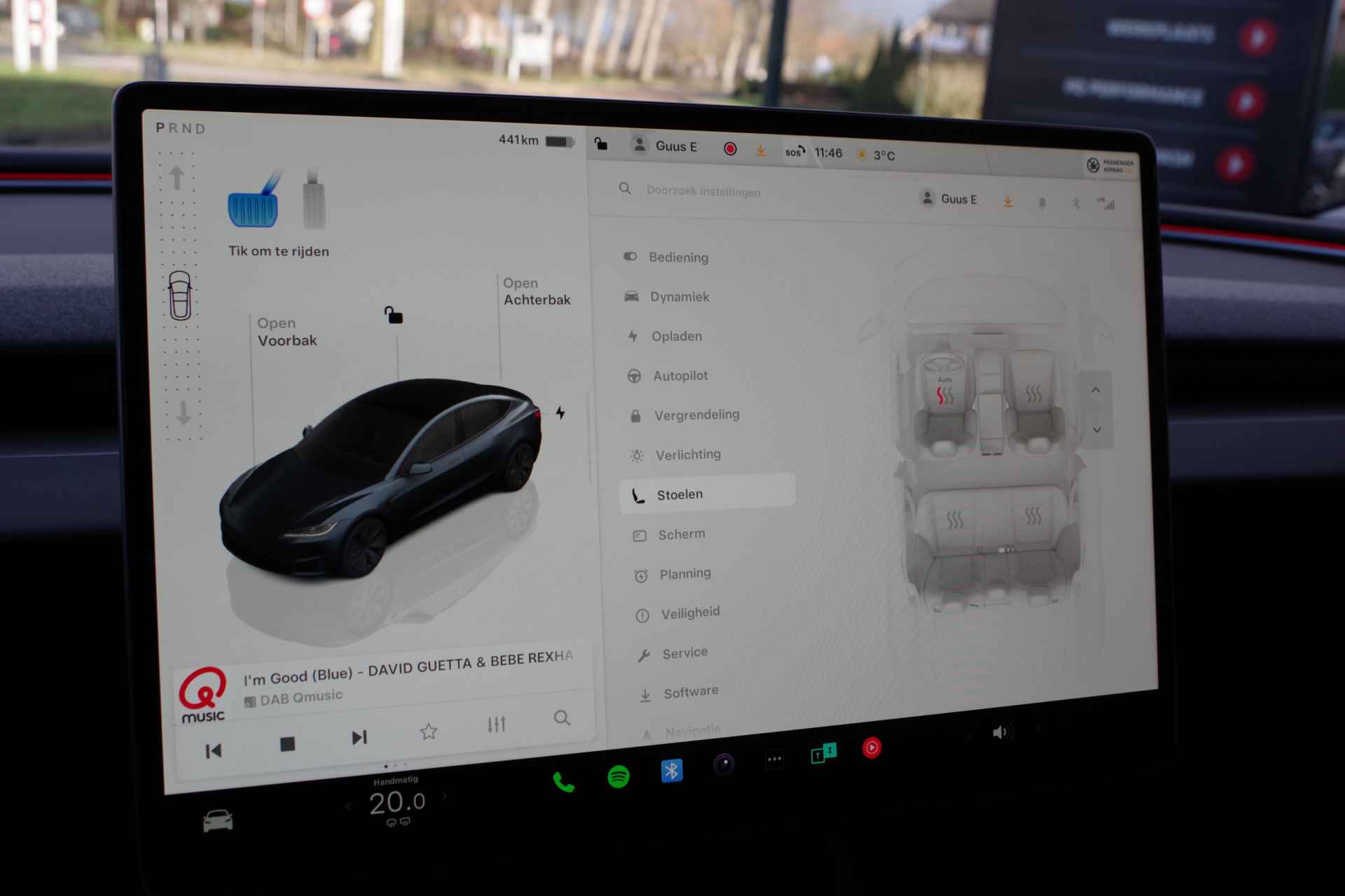 Tesla Model 3 Long Range RWD 78 kWh *PER-DIRECT LEVERBAAR*, Panoramadak, 4 x Stoelverwarming, Entertainment, 360 Camera - 42/55