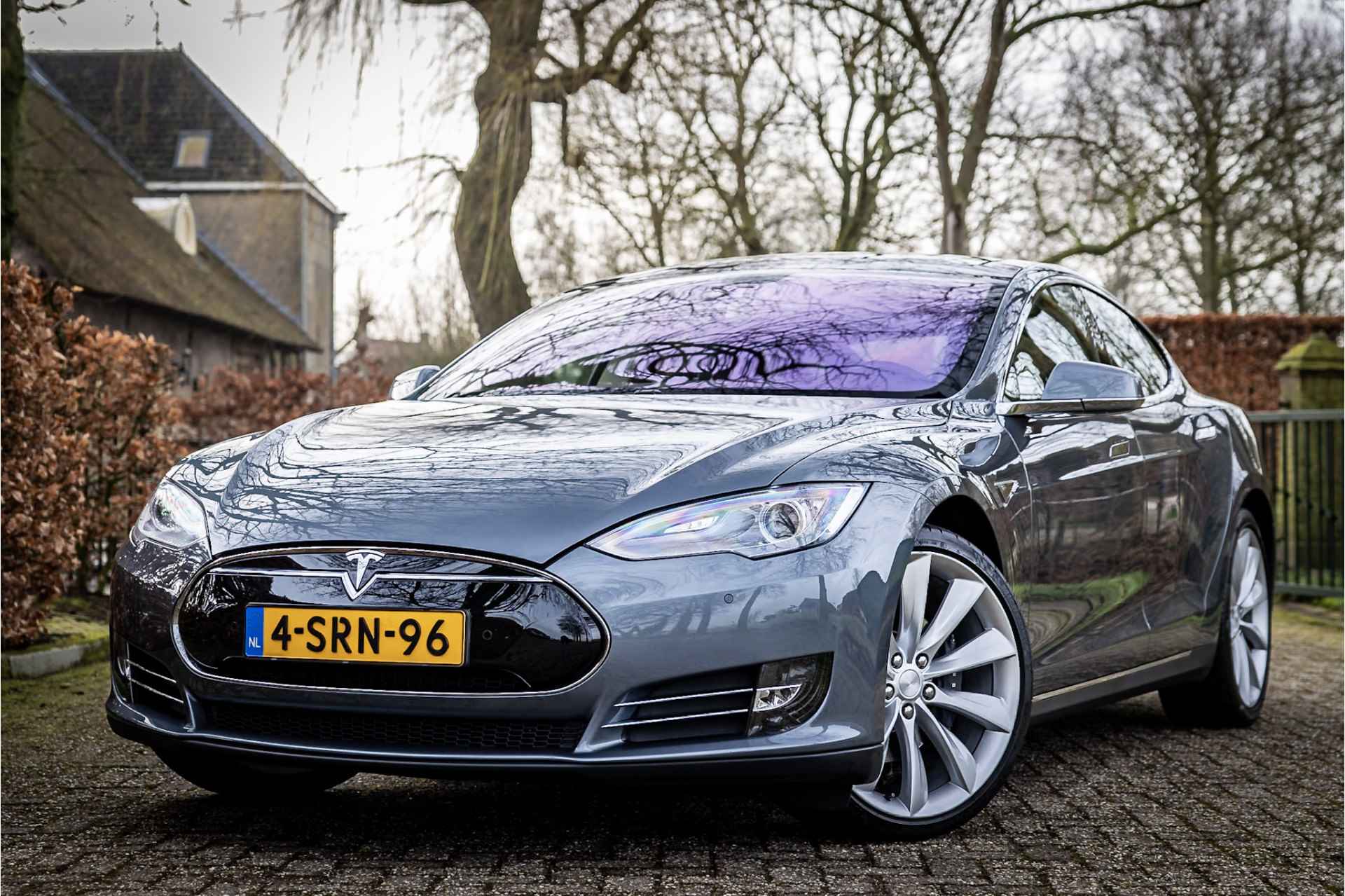 Tesla Model S 85 Base Lifetime Free Supercharge Luchtvering Panorama - 1/27