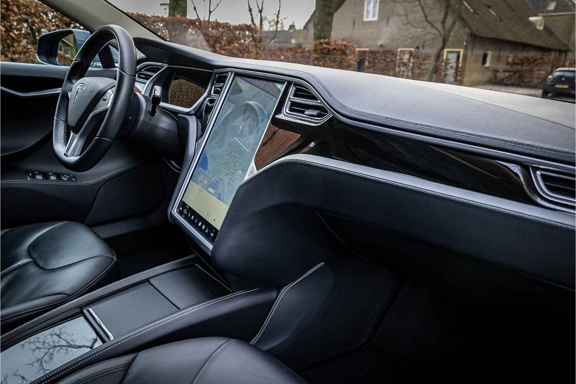 Tesla Model S 85 Base Lifetime Free Supercharge Luchtvering Panorama - 13/27