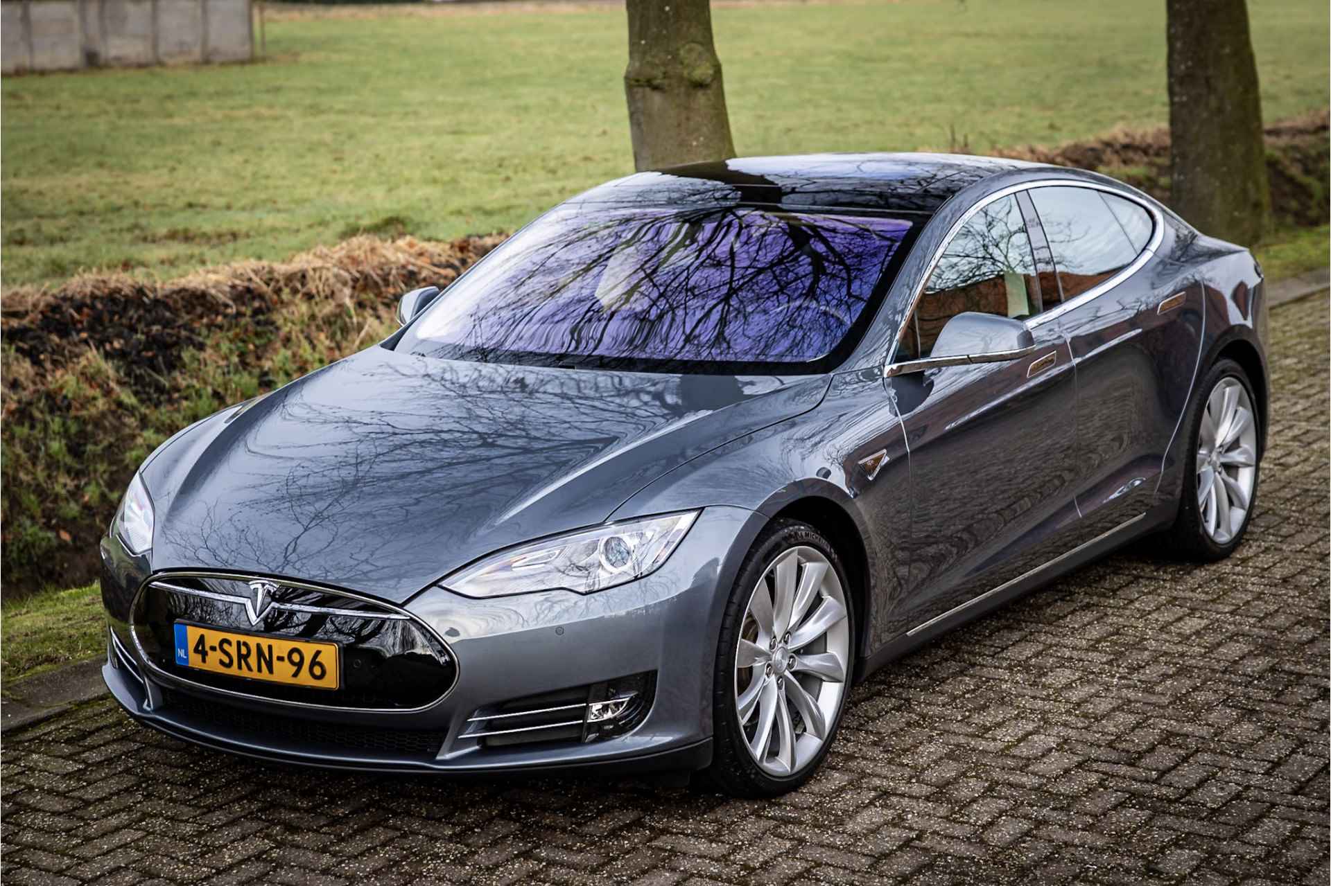 Tesla Model S 85 Base Lifetime Free Supercharge Luchtvering Panorama - 14/27