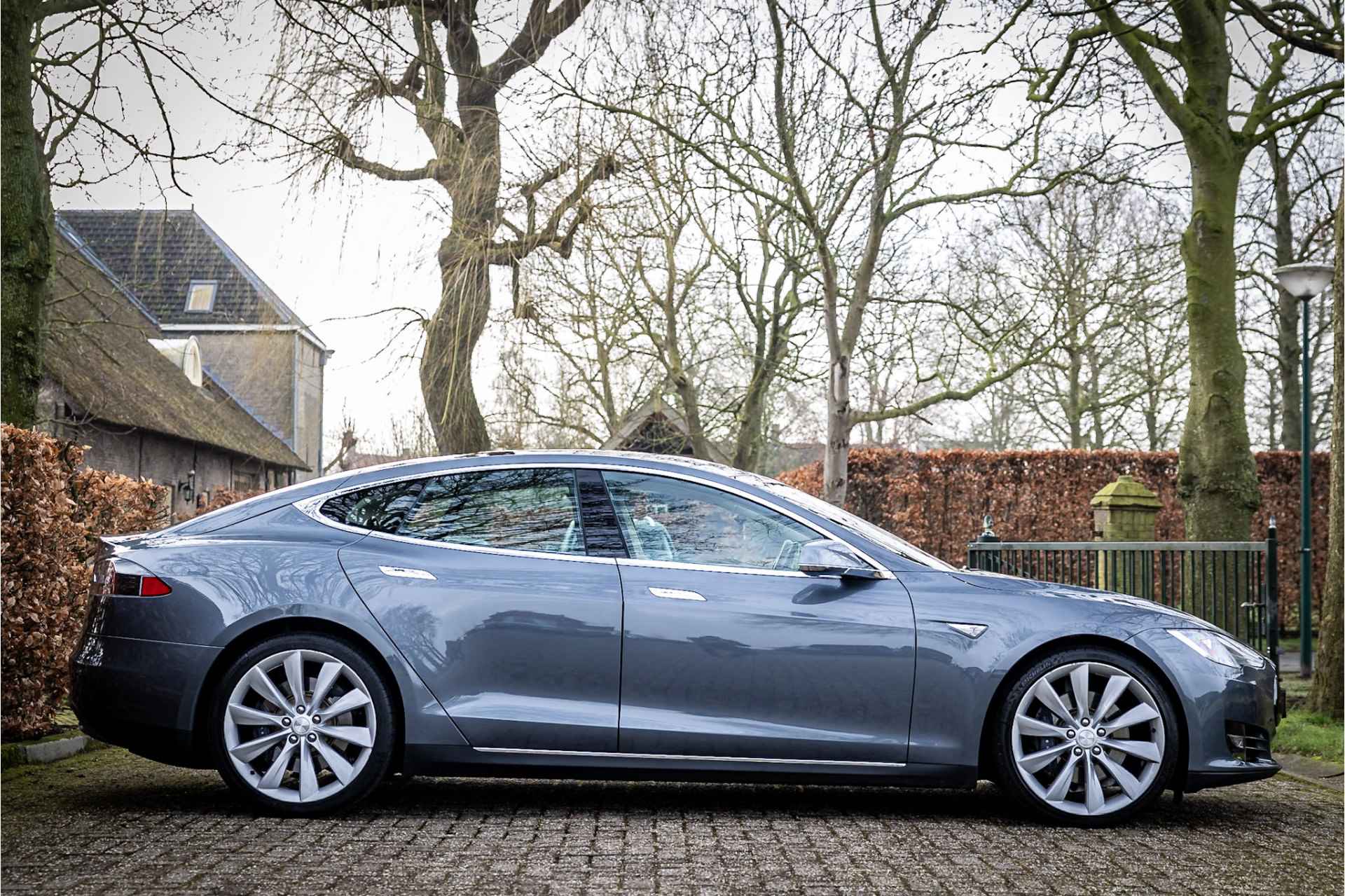 Tesla Model S 85 Base Lifetime Free Supercharge Luchtvering Panorama - 15/27