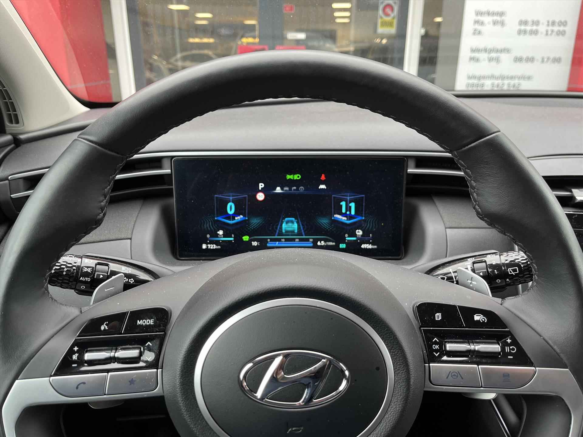 Hyundai Tucson 1.6 T-GDi HEV 230pk Aut. Comfort Smart | Climatronic | Navigatie | Stoelverwarming | Carplay | Parkeer camera | - 15/27