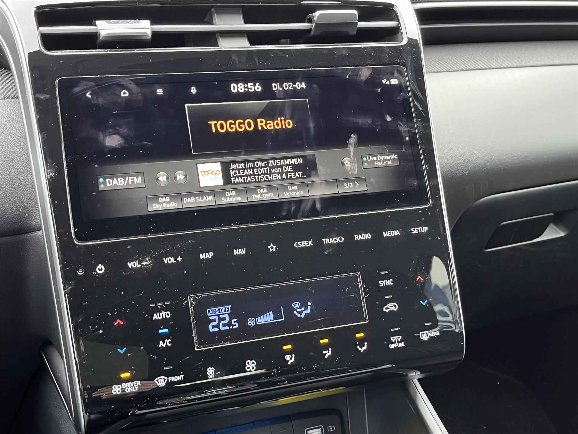 Hyundai Tucson 1.6 T-GDi HEV 230pk Aut. Comfort Smart | Climatronic | Navigatie | Stoelverwarming | Carplay | Parkeer camera | - 16/27