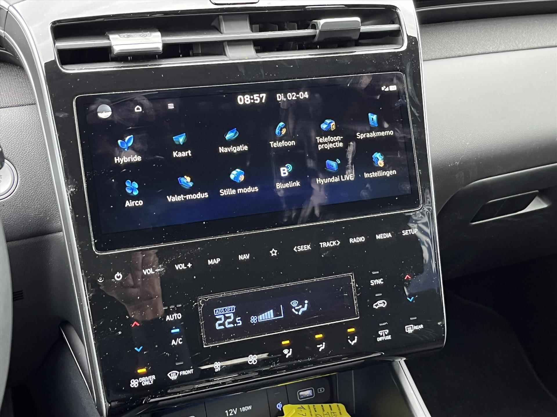 Hyundai Tucson 1.6 T-GDi HEV 230pk Aut. Comfort Smart | Climatronic | Navigatie | Stoelverwarming | Carplay | Parkeer camera | - 19/27