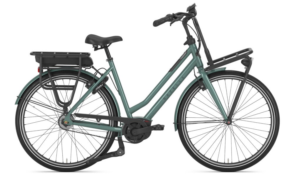 GAZELLE HeavyDutyNL C5 HMB 400Wh Heren Petrol Blue Glans 54cm 2024