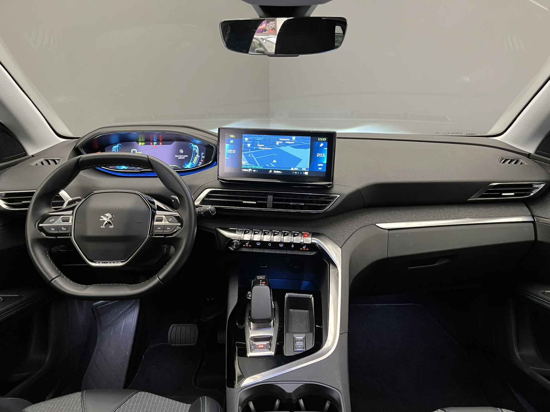 Peugeot 3008 Allure Pack Business HYbrid 225PK | Camera | Navigatie | Stoelverwarming | Elek. Achterklep | Parkeersensoren | Apple/Android Carplay | Chroom | 17" Lichtmetaal | Getint Glas | LED | Cruise | Clima - 43/49