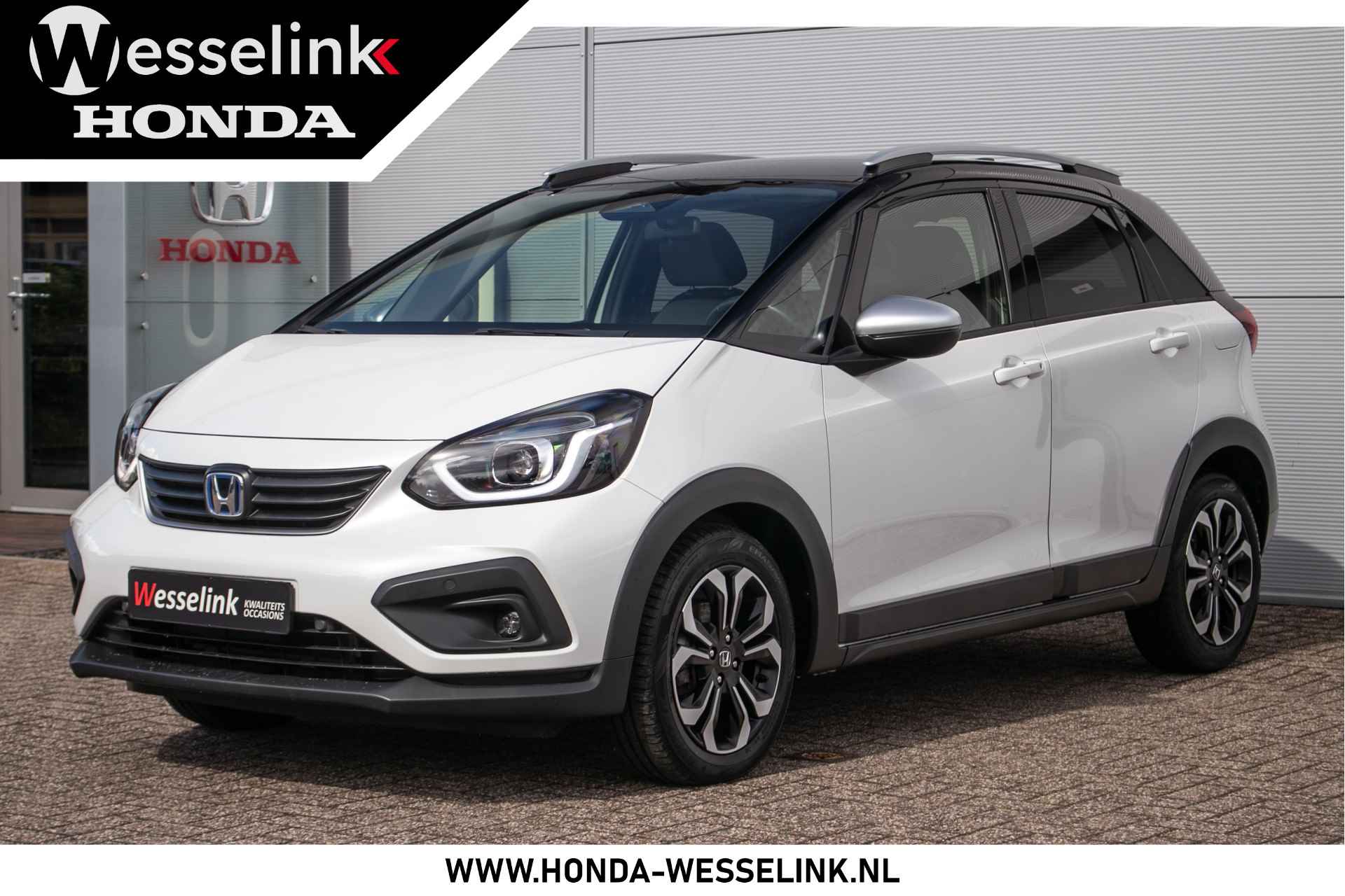 Honda Jazz 1.5 e:HEV Crosstar All-in rijklaarprijs | Two-Tone | Nav | Honda Sensing | Apple carplay / Android auto - 1/40