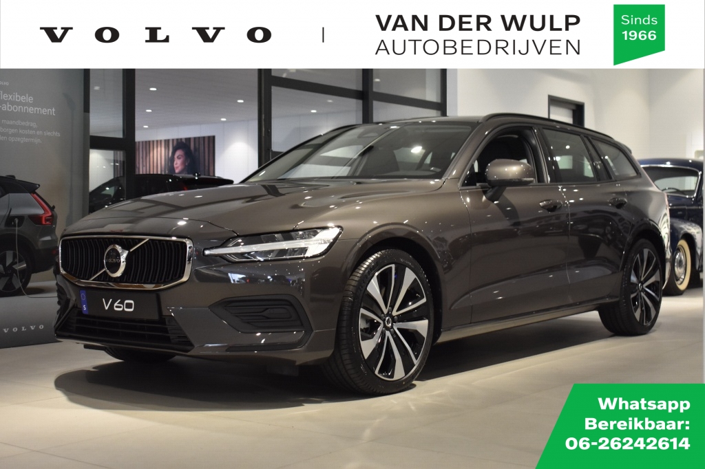 Volvo V60 *NIEUW* B3 163pk Essential Edition| 19″ | Leder | Climate-Pack bij viaBOVAG.nl