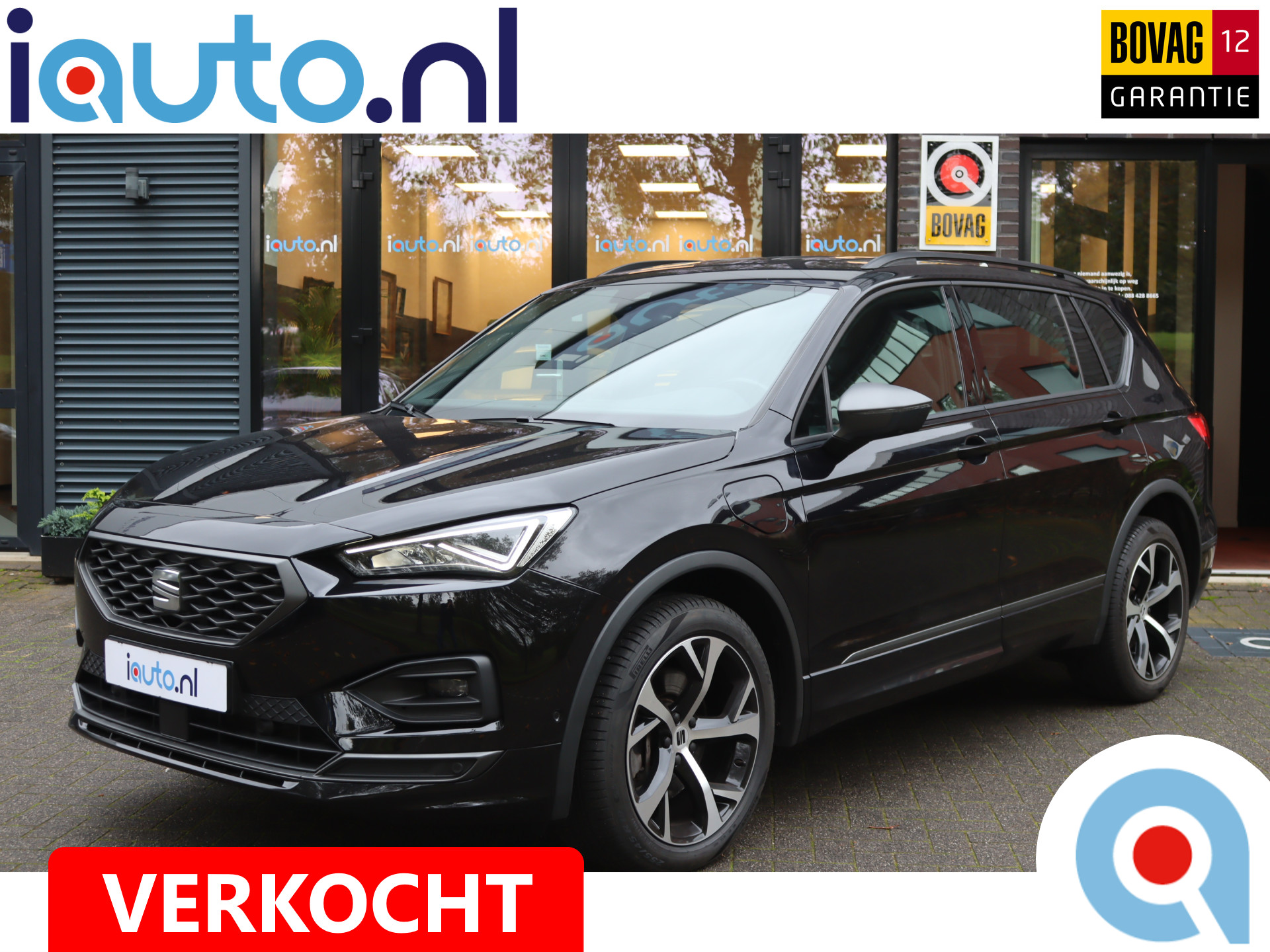 SEAT Tarraco 1.4 TSI 180kW e-Hybrid FR LED/Camera/Keyless/Winterpakket/Dode-hoek/19"