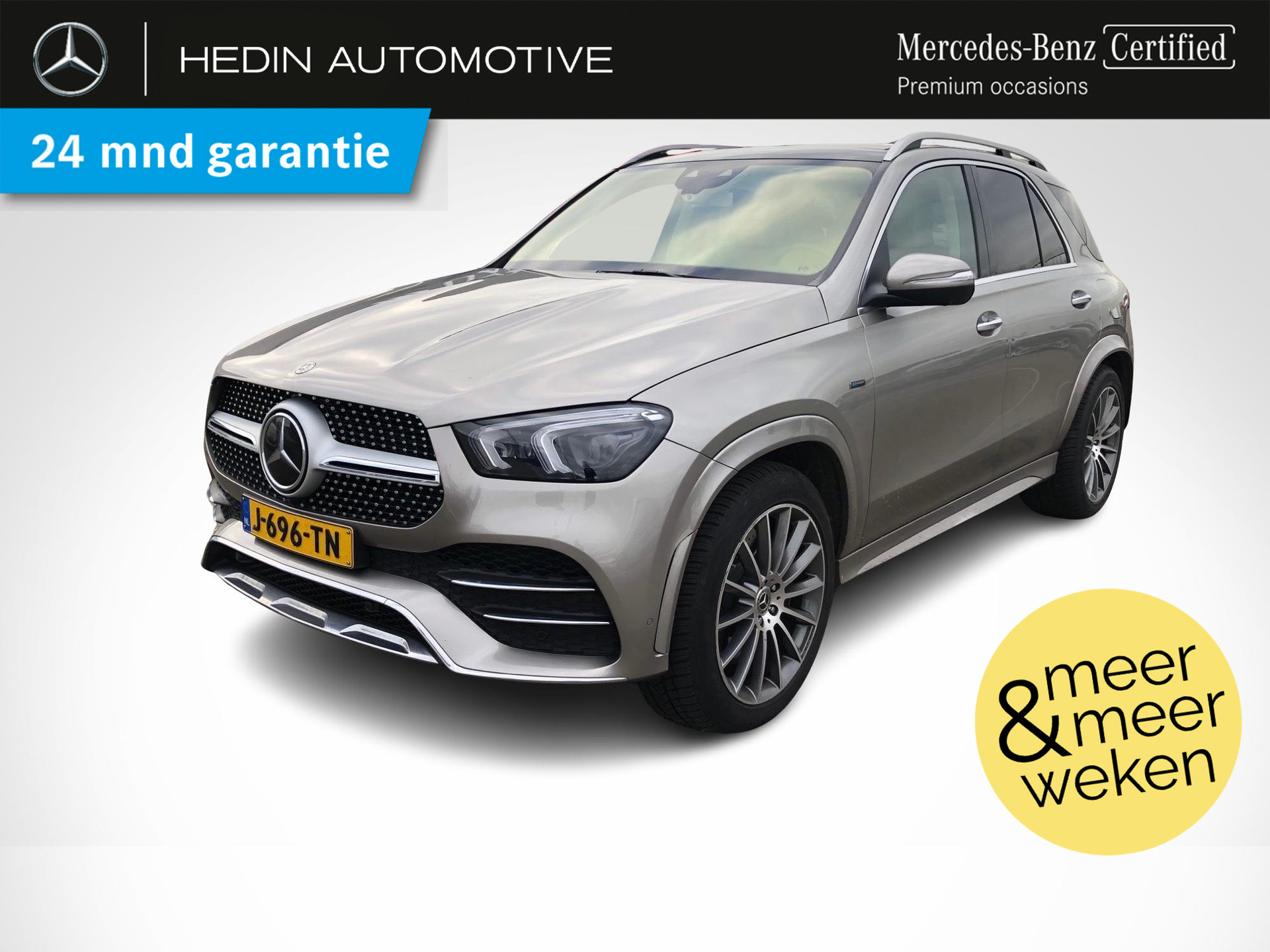 Mercedes-Benz GLE GLE 350de Automaat 4MATIC AMG Line Exterieur | Airmatic | Distronic+ | Panoramadak | Burmester Audio | Memory | 360° Camera | Parktronic