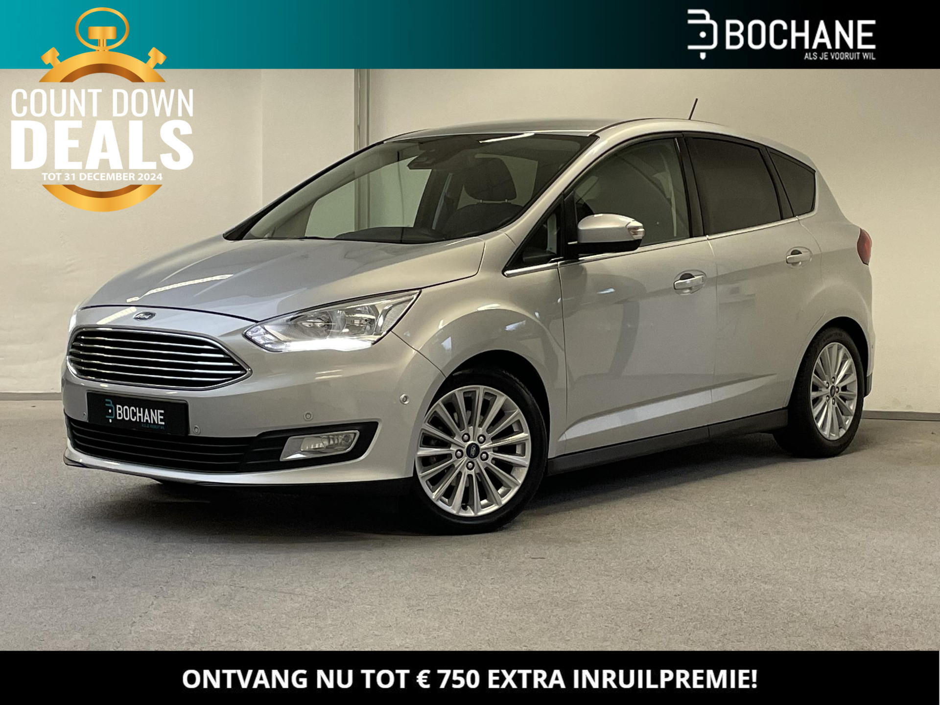 Ford C-Max 1.0 EcoBoost 125 Titanium | CAMERA | CARPLAY | STOELVERWARMING |